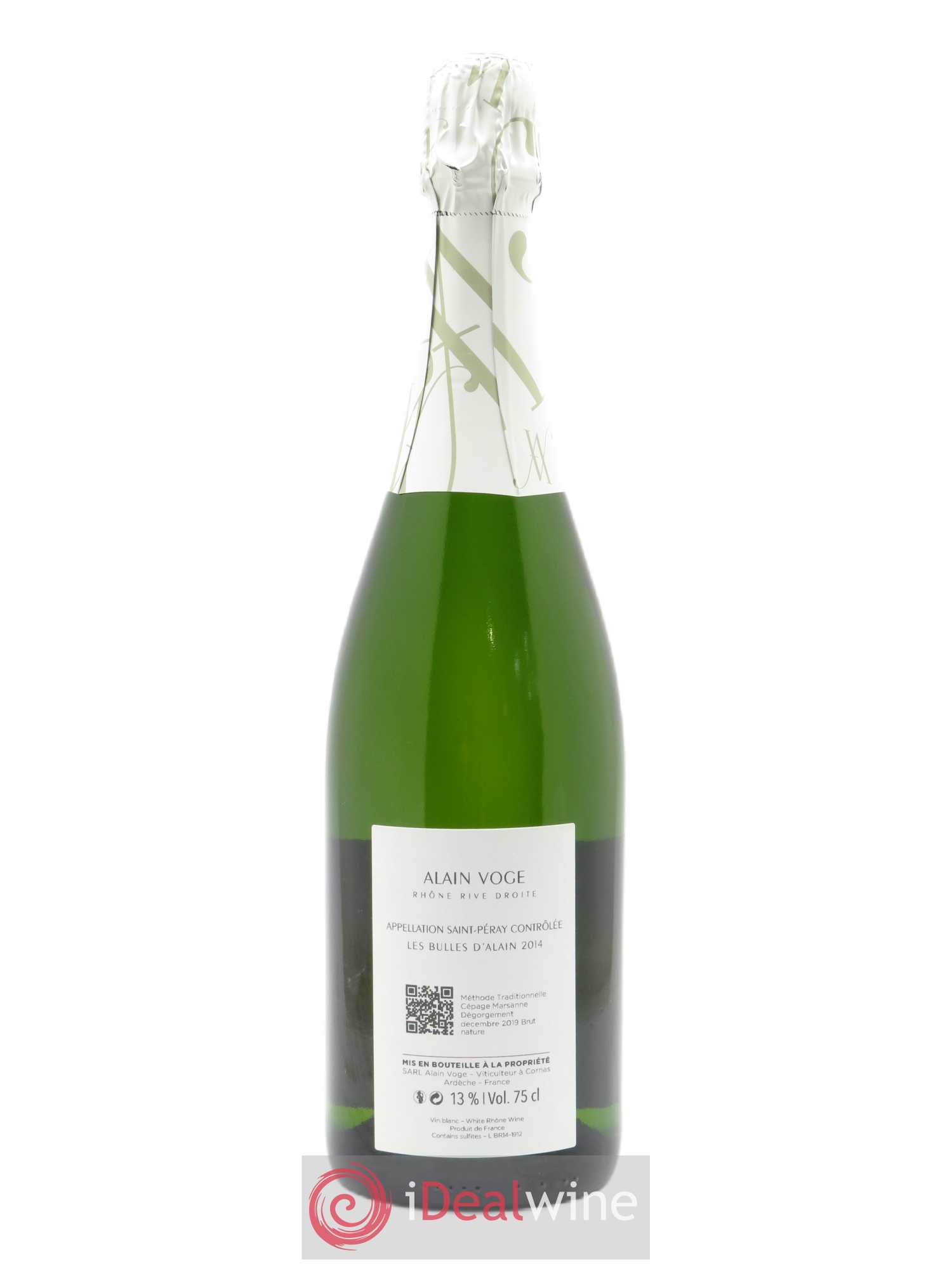 Saint-Péray Les Bulles d'Alain Alain Voge (Domaine) 2014 - Lot de 1 bouteille - 1