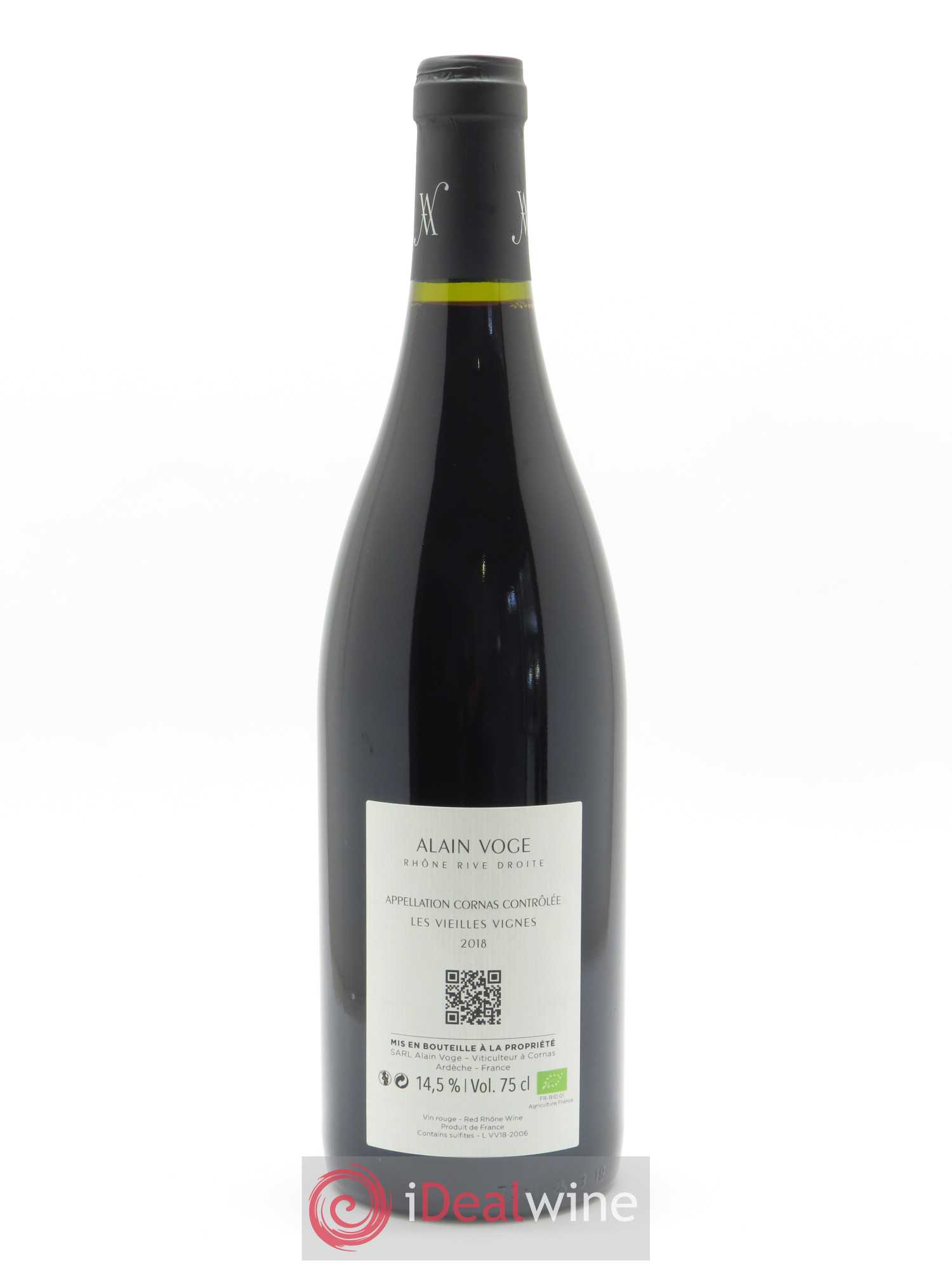 Cornas Les Vieilles Vignes Alain Voge (Domaine) 2018 - Lot de 1 bouteille - 1