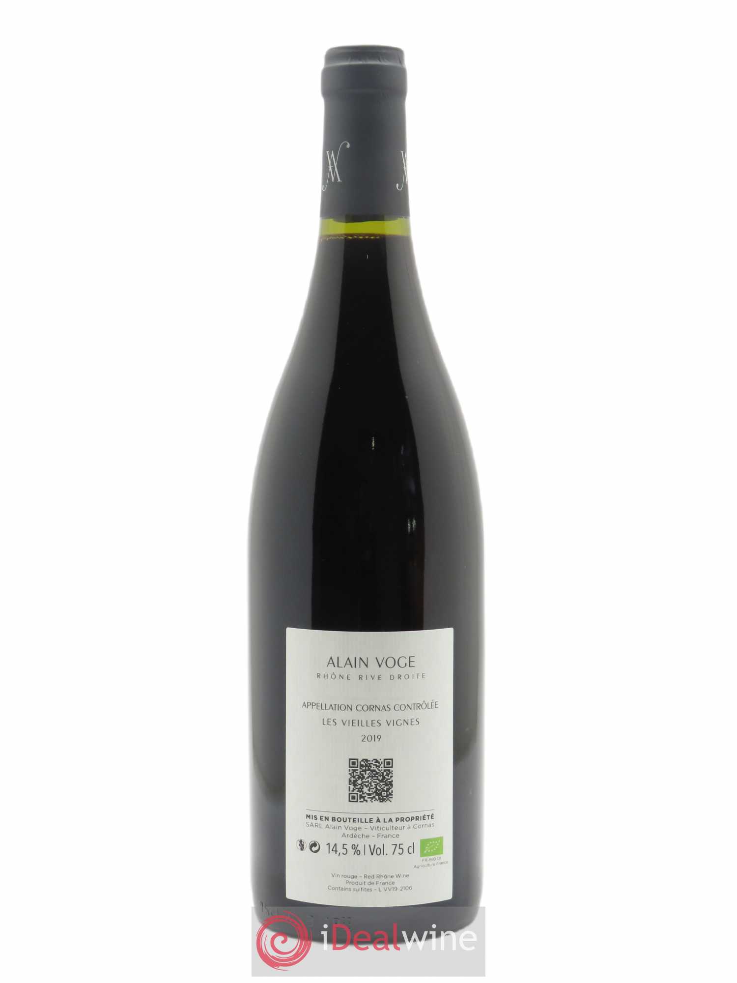 Cornas Les Vieilles Vignes Alain Voge (Domaine) 2019 - Lot de 1 bouteille - 1