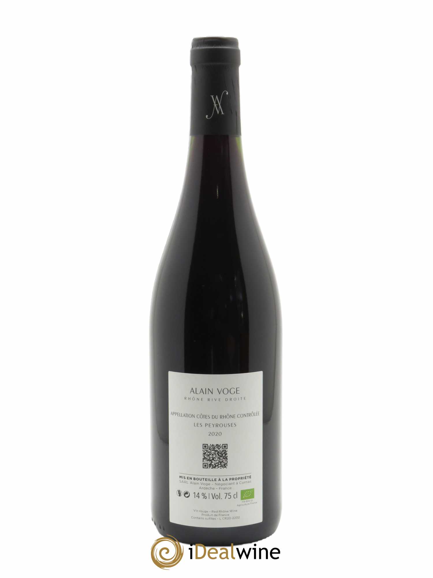 Côtes-du-Rhône Les Peyrousses Alain Voge (Domaine) 2020 - Lot of 1 bottle - 1