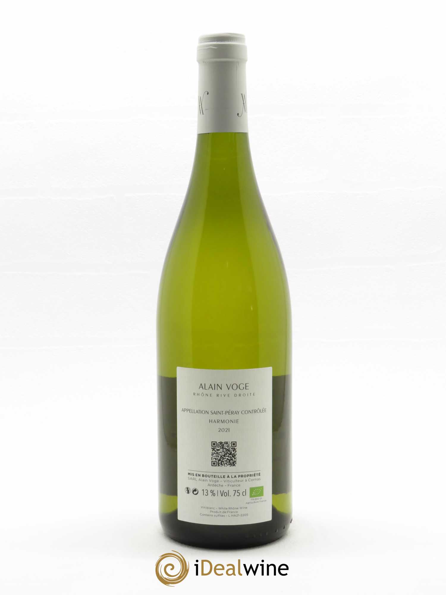 Saint-Péray Harmonie Alain Voge (Domaine) 2021 - Lot de 1 bouteille - 1
