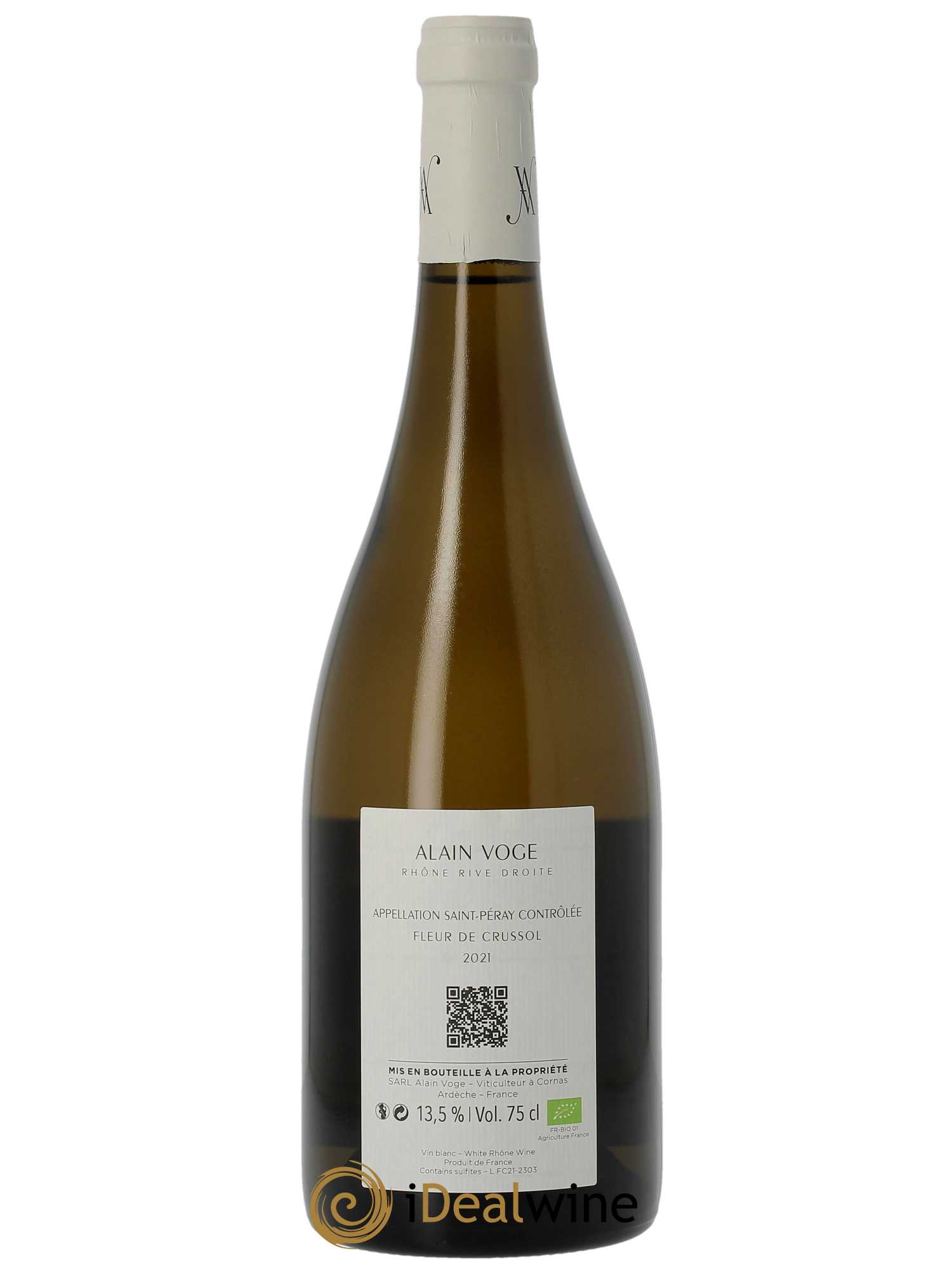 Saint-Péray Fleur de Crussol  Alain Voge (Domaine) 2021 - Lot de 1 bouteille - 1
