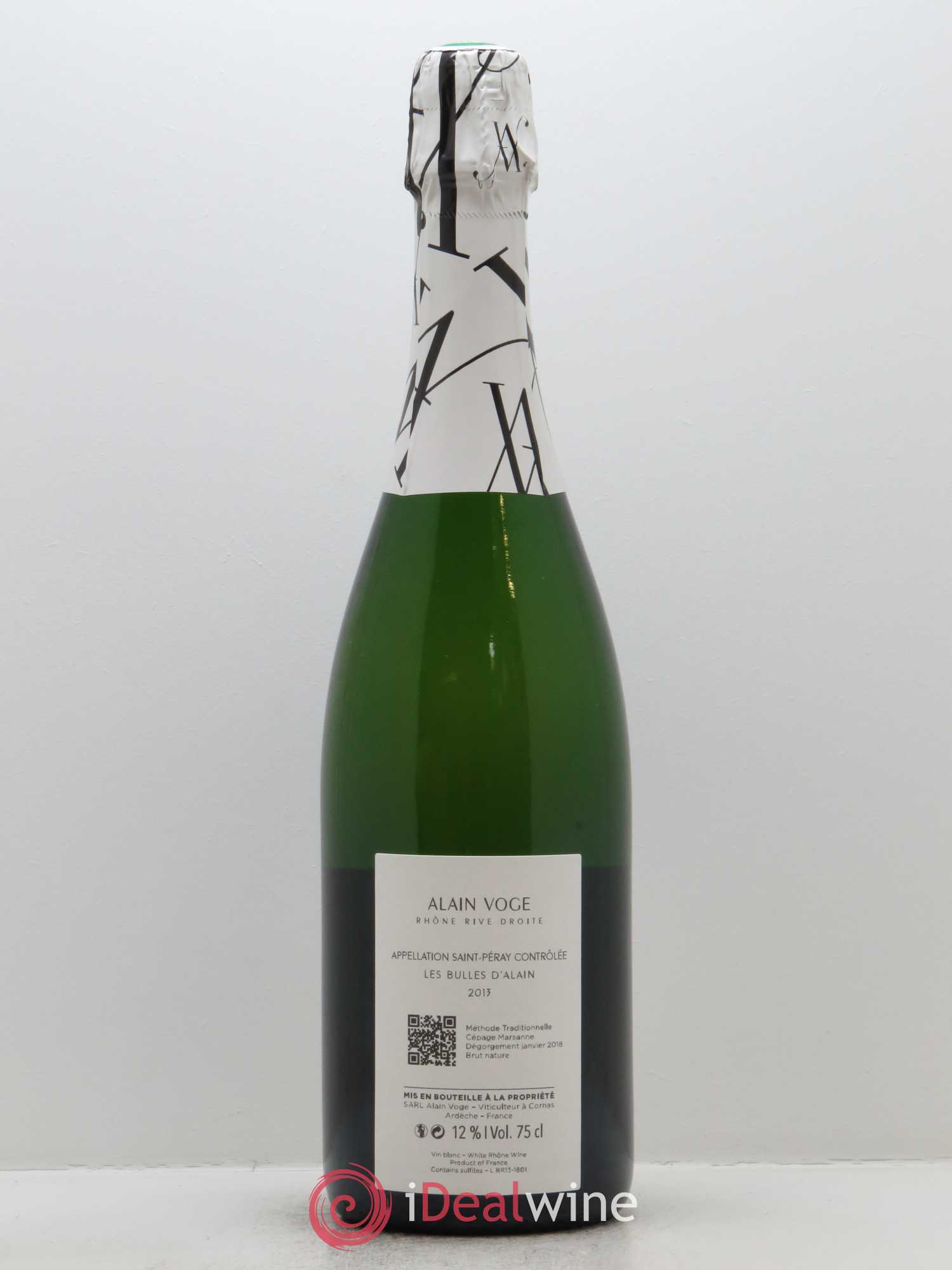 Saint-Péray Les Bulles d'Alain Alain Voge (Domaine) 2013 - Lot de 1 bouteille - 1