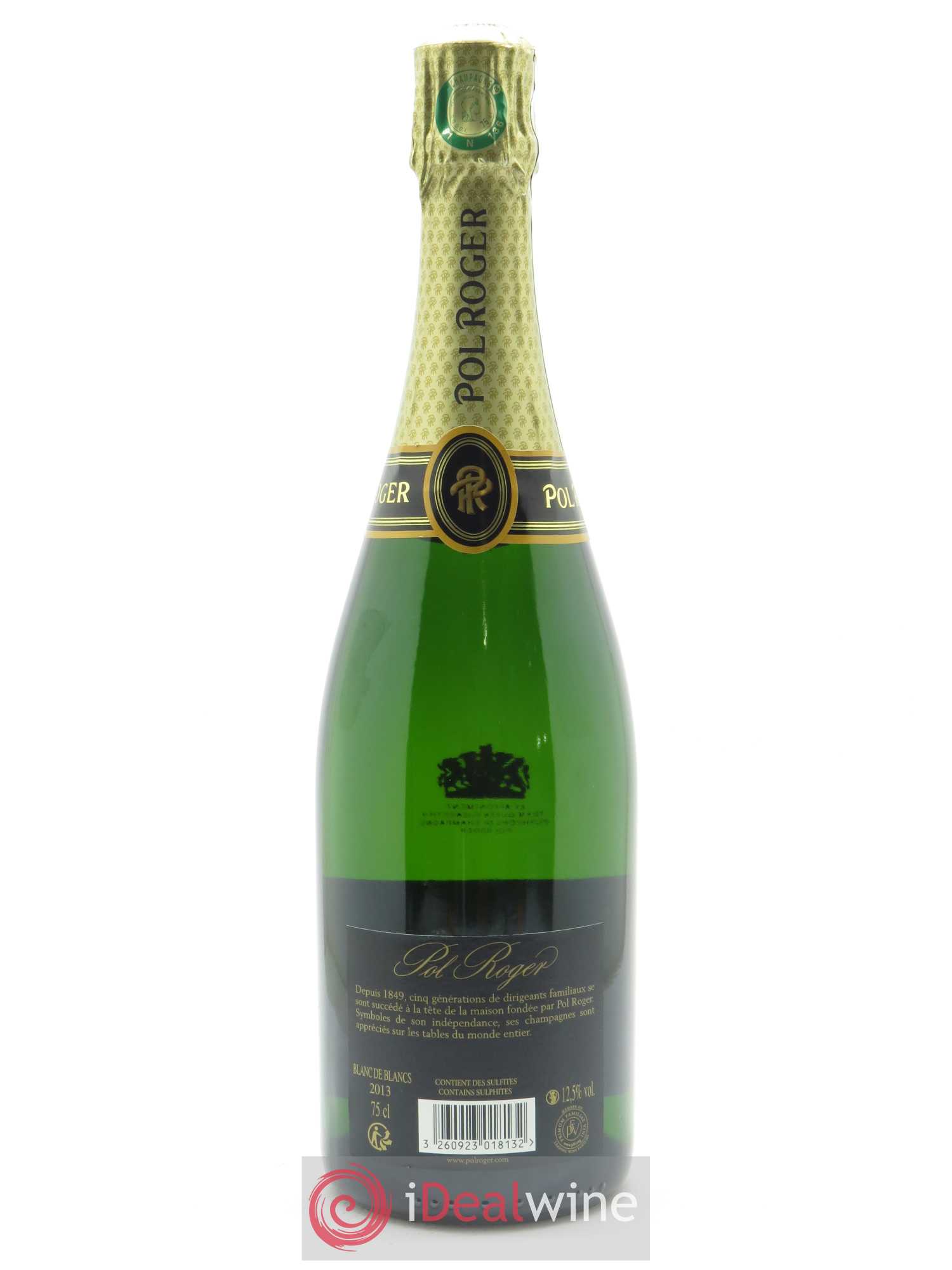 Blanc de Blancs Brut Pol Roger 2013 - Lot de 1 bouteille - 2