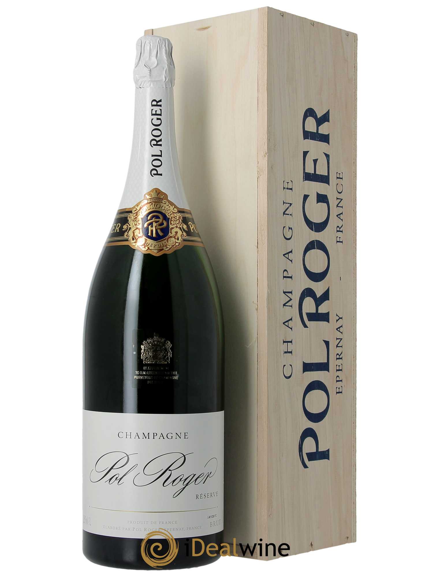 Brut Réserve Pol Roger  - Lot de 1 double magnum - 0