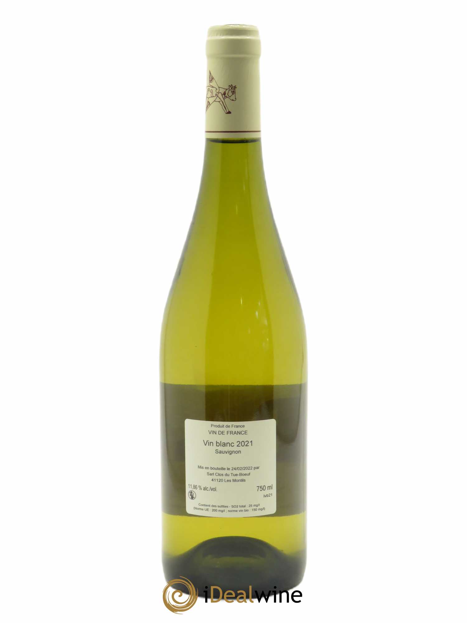 Vin de France Le P'tit Blanc du Tue Boeuf Clos du Tue-Boeuf 2021 - Lot of 1 bottle - 1