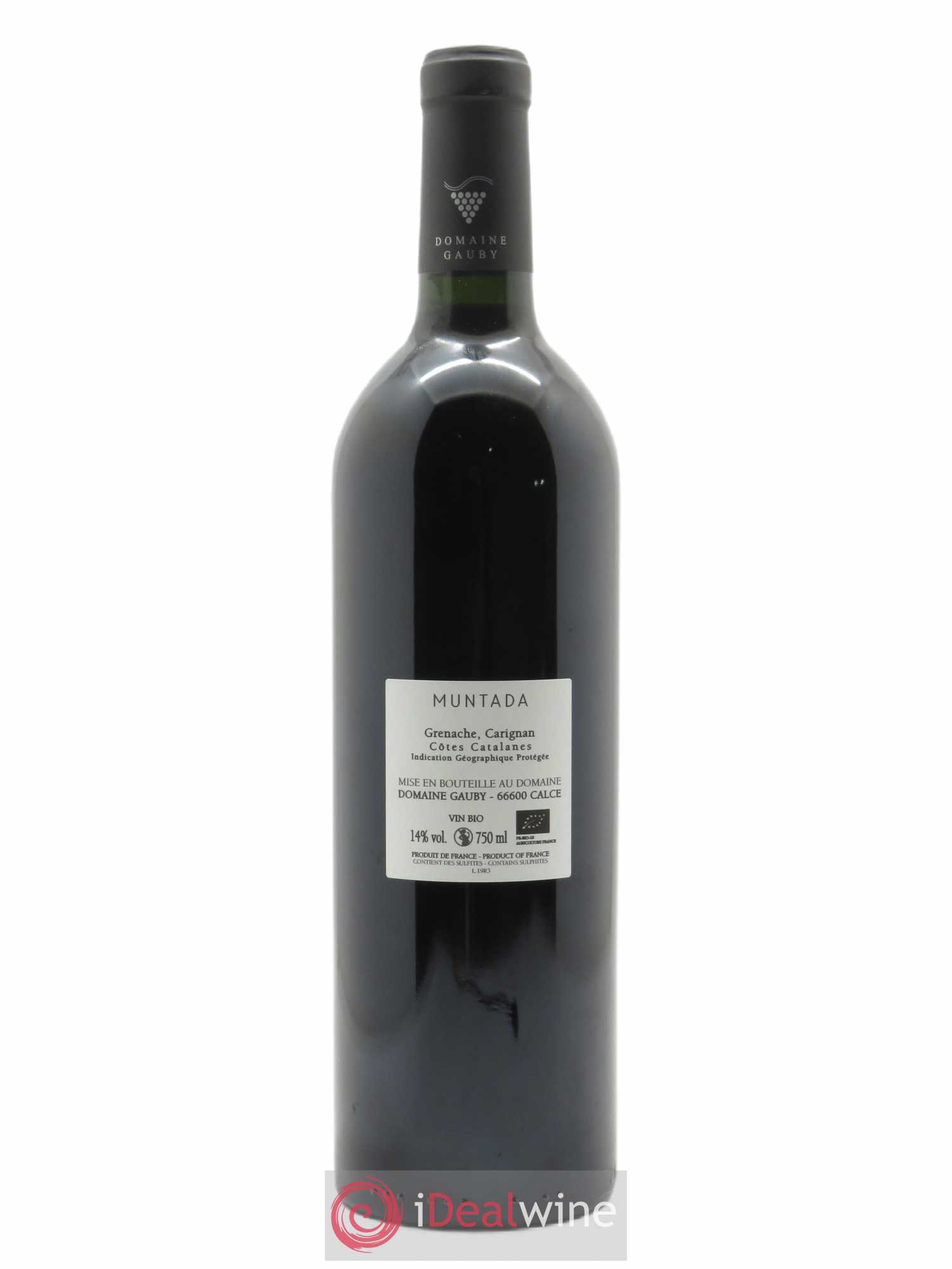Côtes Catalanes (anciennement Côtes du Roussillon Villages) La Muntada Gauby (Domaine) 2019 - Lot de 1 bouteille - 1