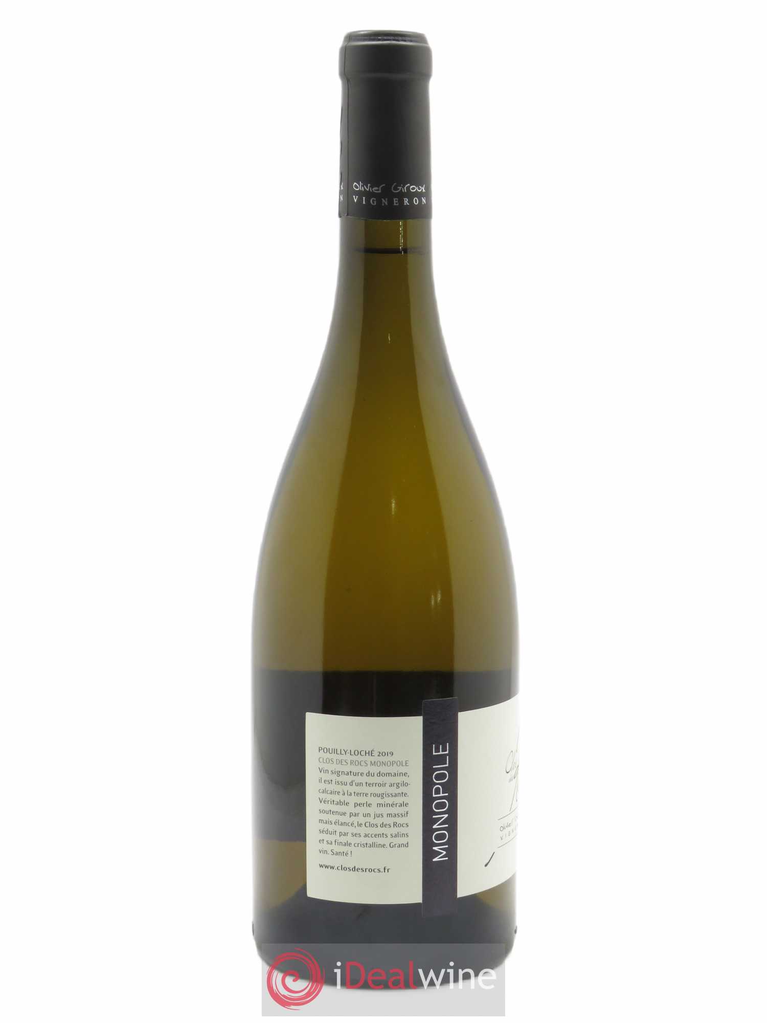 Pouilly-Loché Clos des Rocs - Monopole Le Clos des Rocs (Domaine) 2019 - Lot de 1 bouteille - 1