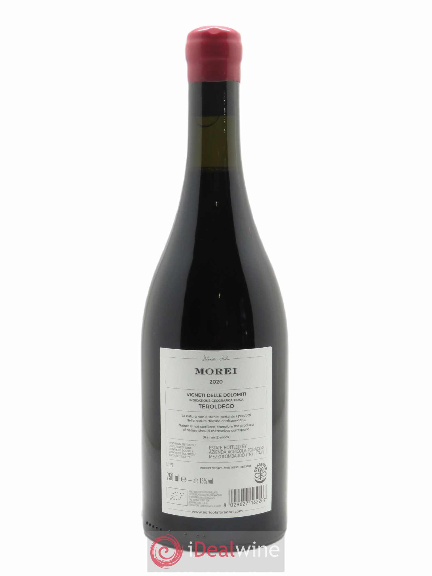Vigneti delle Dolomiti IGT Morei - Teroldego Elisabetta Foradori 2020 - Lot of 1 bottle - 1