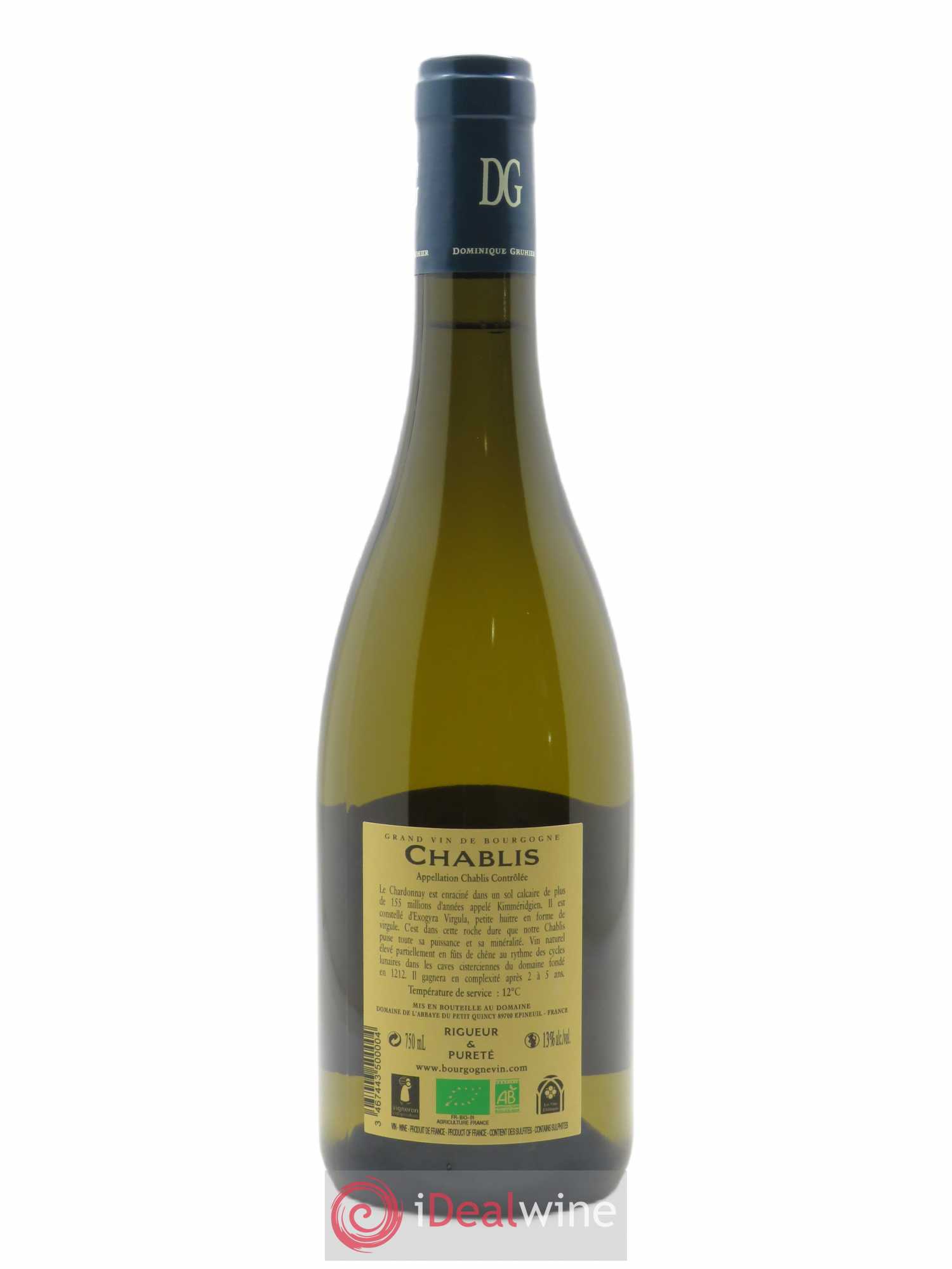 Chablis Dominique Gruhier 2020 - Lot of 1 bottle - 1