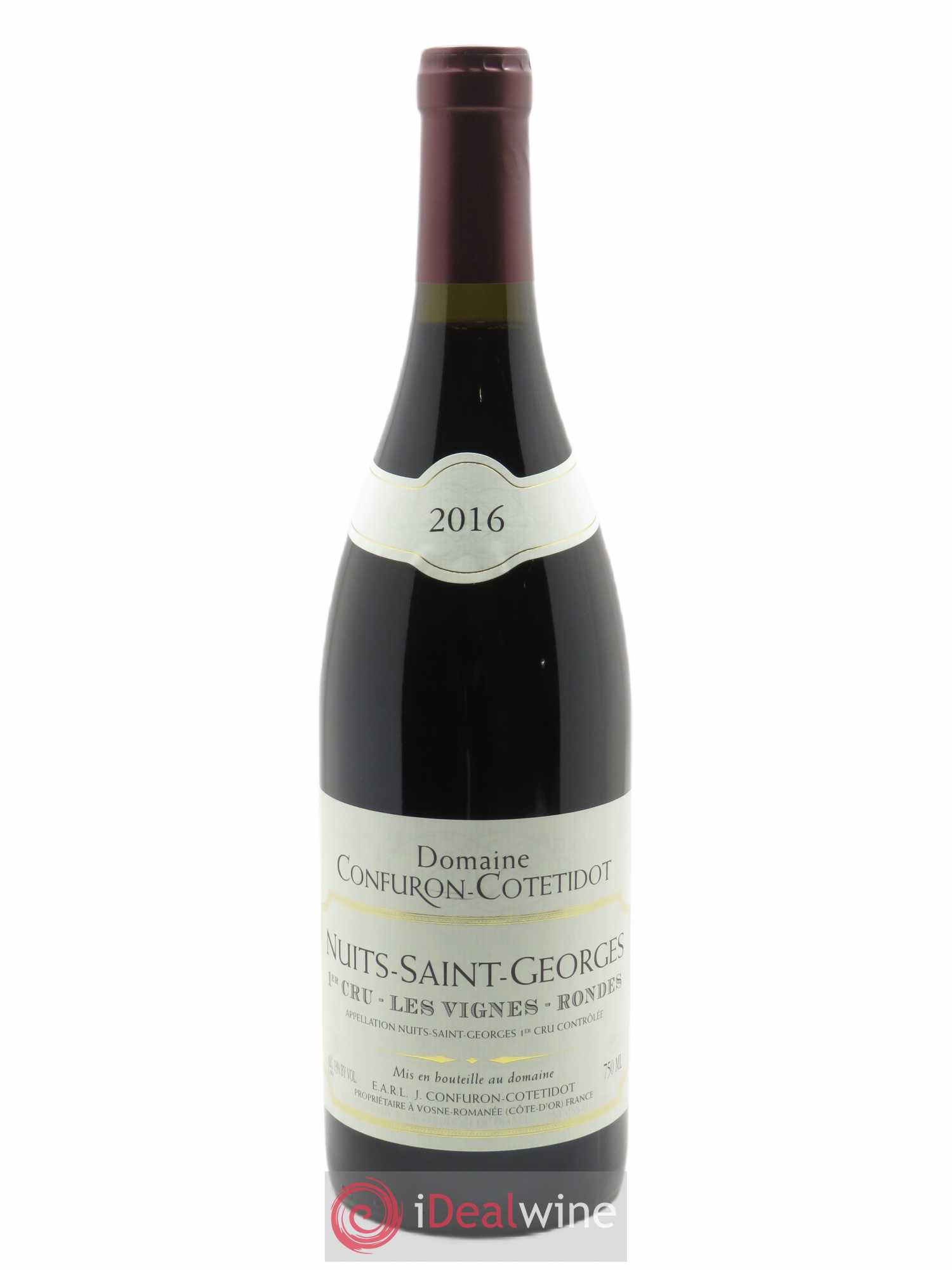 Nuits-Saint-Georges 1er Cru Les Vignes Rondes Confuron-Cotetidot 2016 - Lot de 1 bouteille - 0