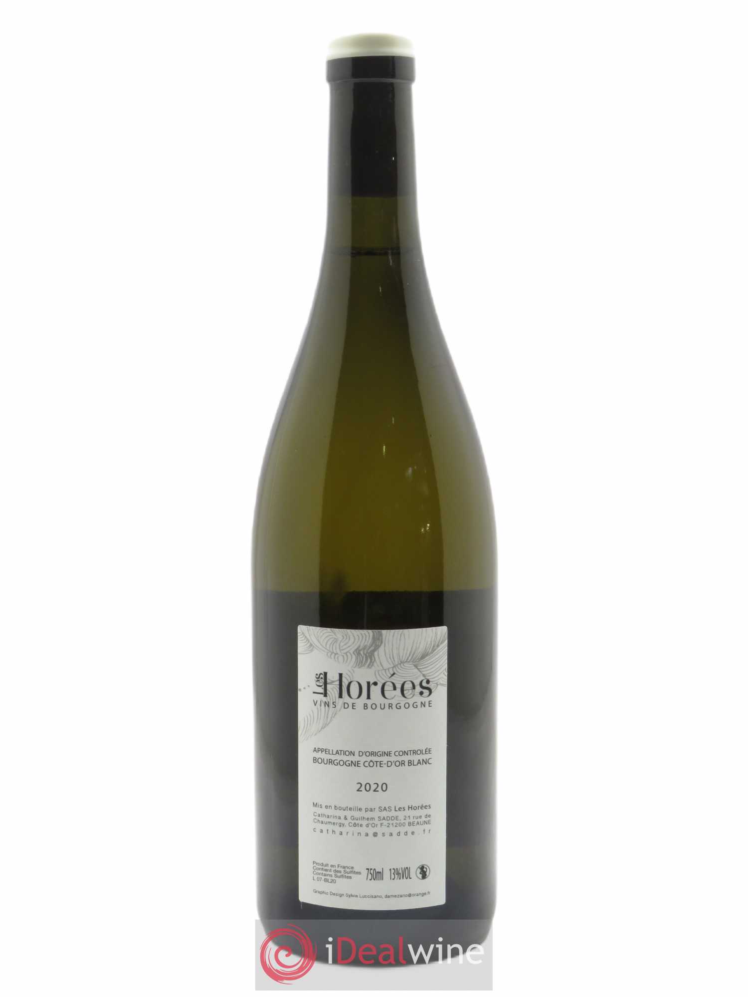 Bourgogne  Aganippe Les Horées 2020 - Lot de 1 bouteille - 1