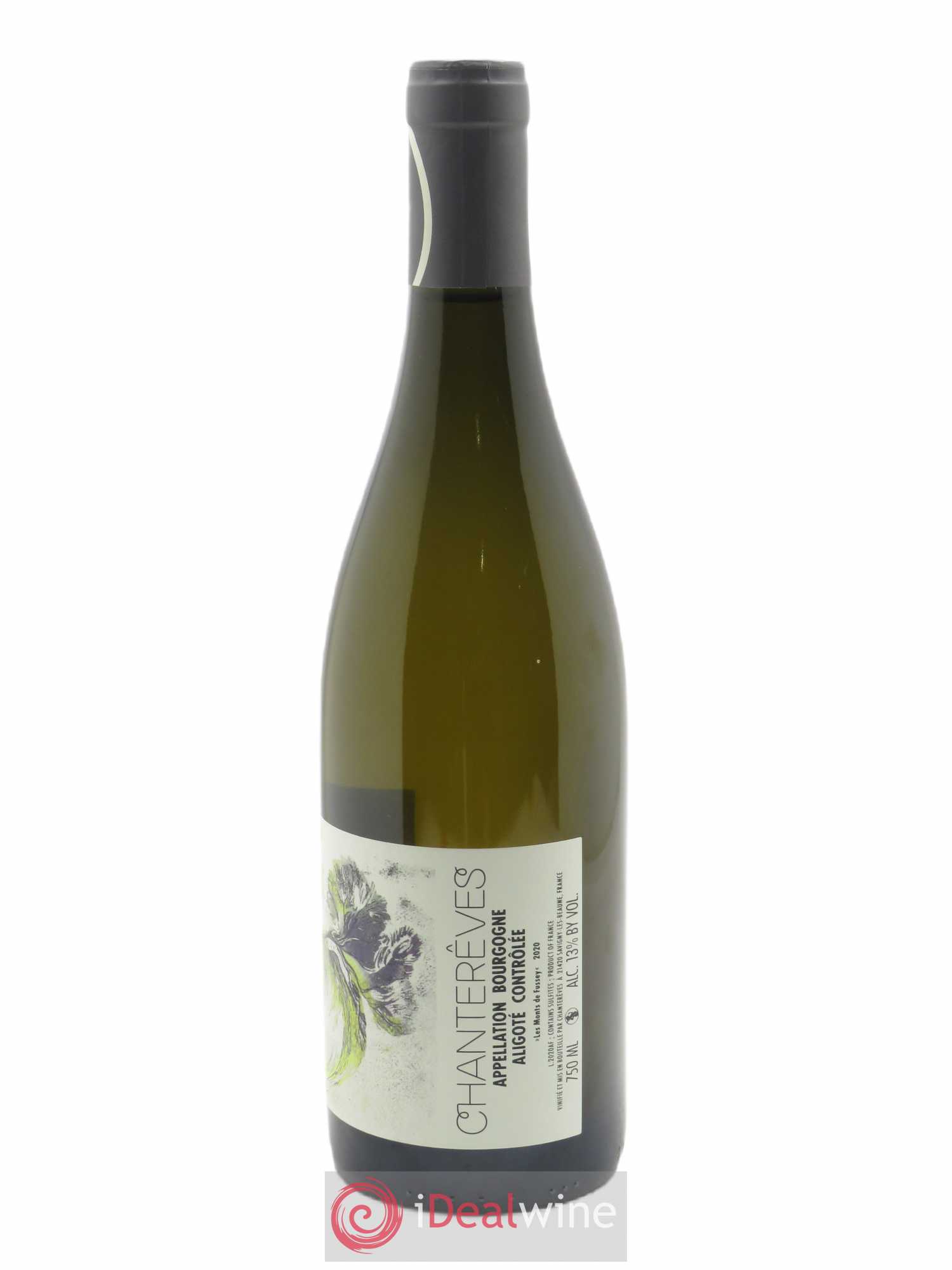 Bourgogne Aligoté Les Monts de Fussey Chanterêves 2020 - Lot de 1 bouteille - 1