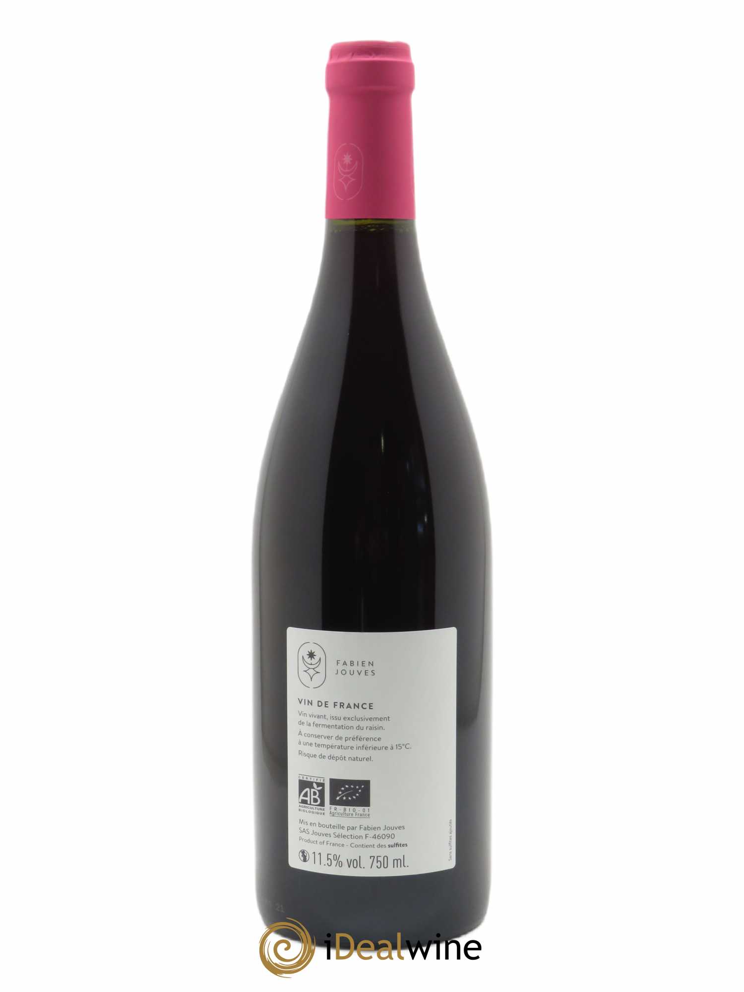 Vin de France Mas Del Périé Tu vin plus aux soirées Fabien Jouves 2021 - Lot of 1 bottle - 1