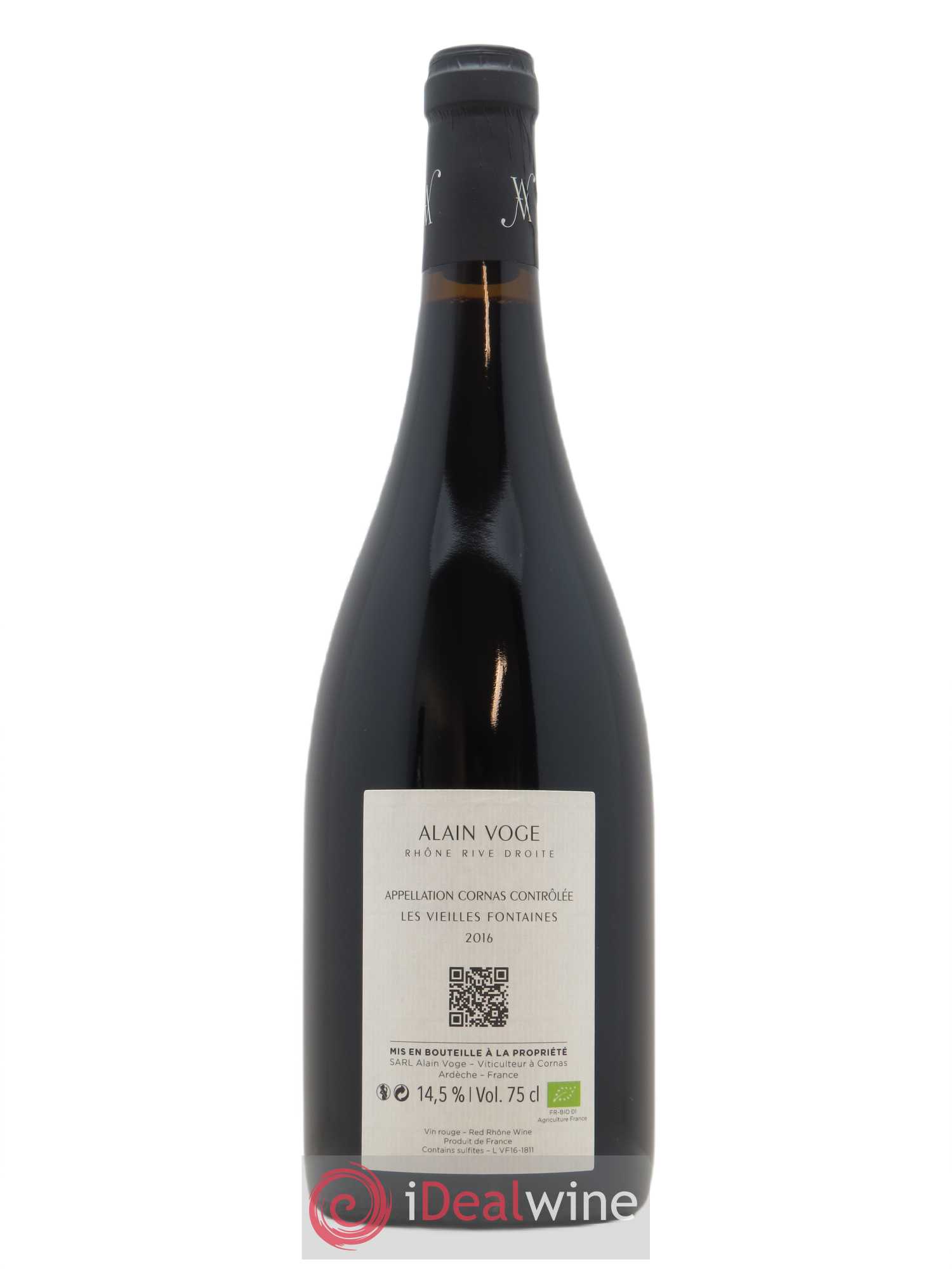 Cornas Les Vieilles Fontaines Alain Voge (Domaine) 2016 - Posten von 1 Flasche - 1