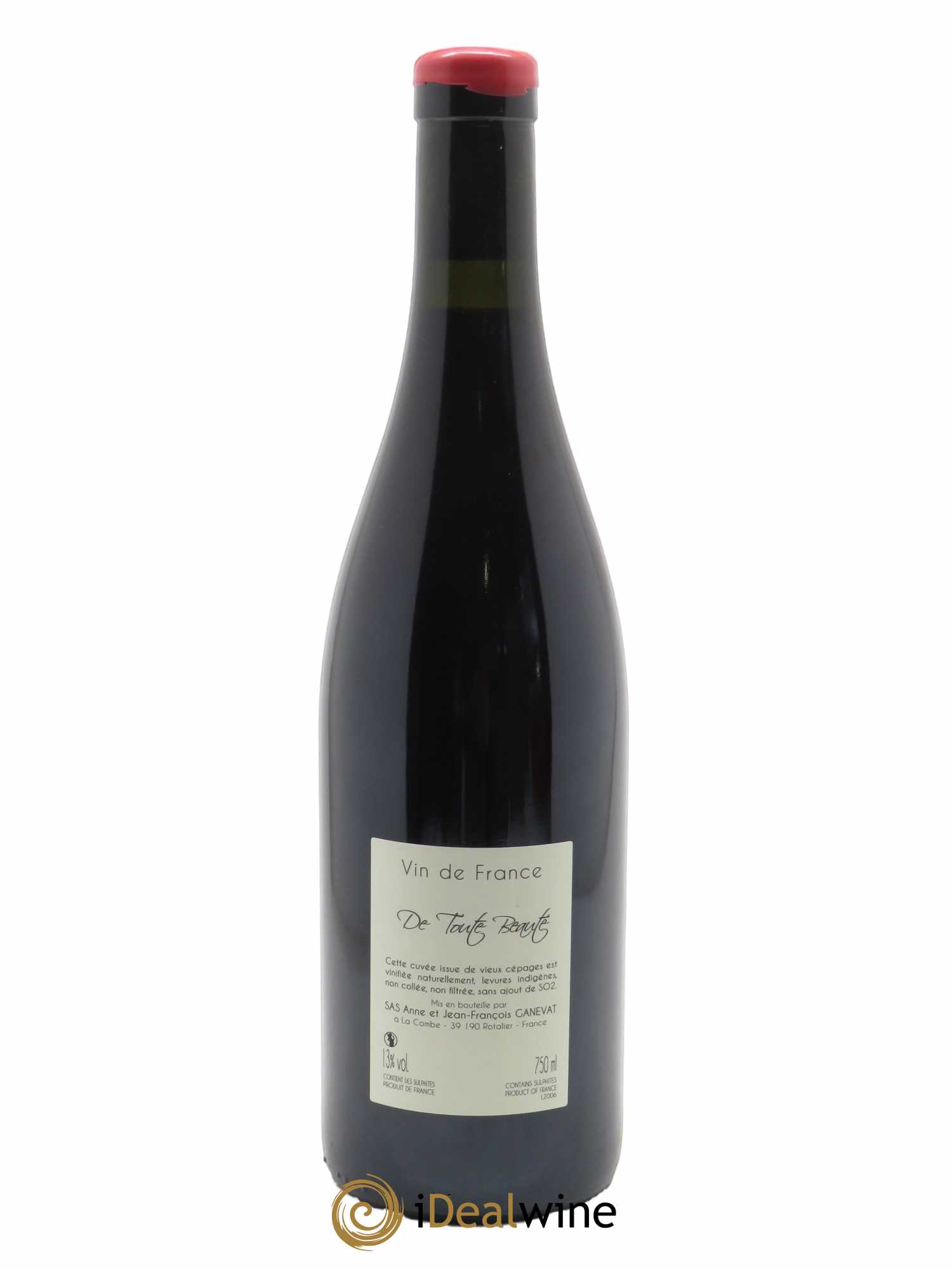Vin de France De Toute Beauté Ganevat (Domaine) 2020 - Lot of 1 bottle - 1