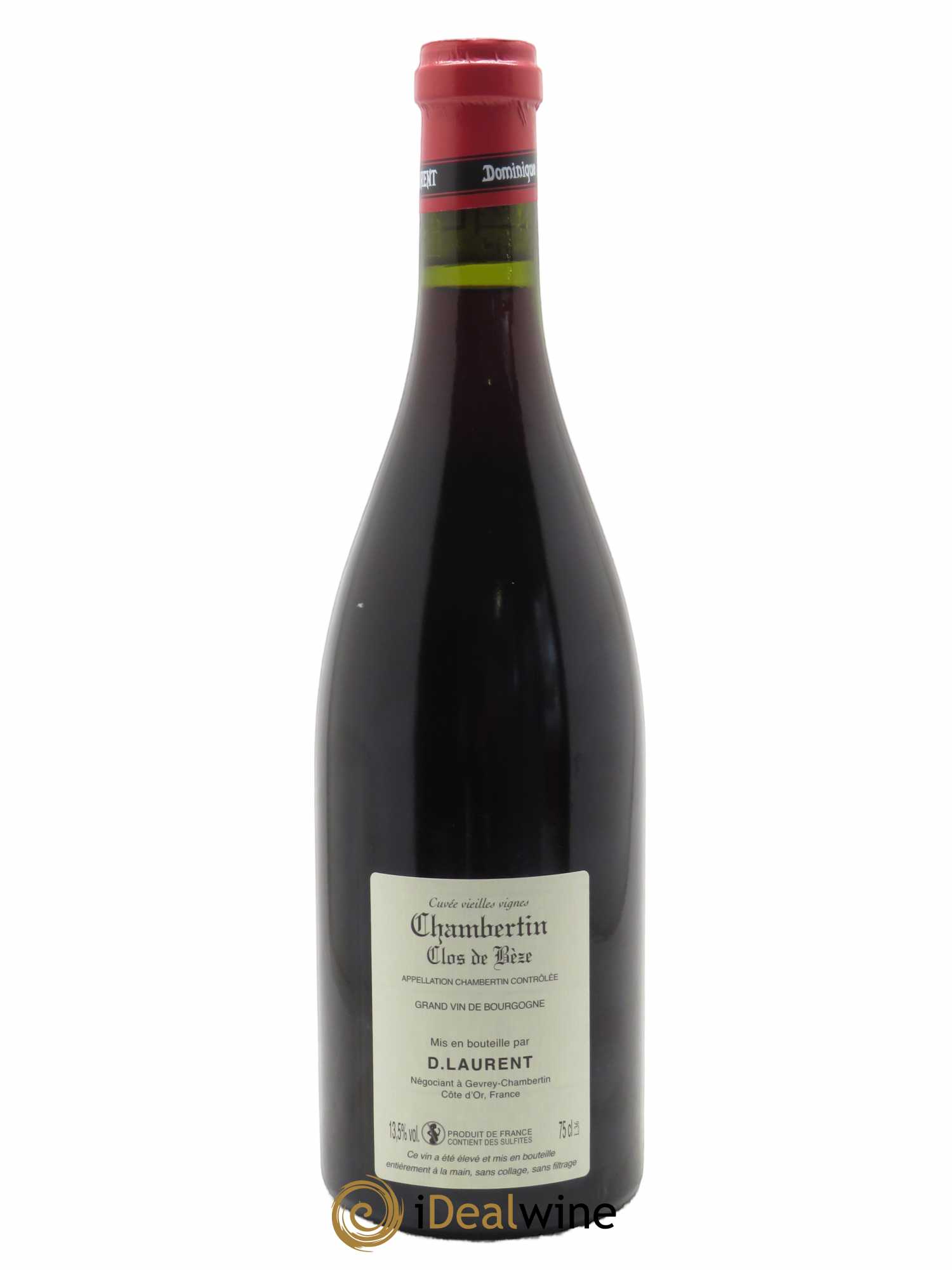Chambertin Clos de Bèze Grand Cru Grande cuvée Vieilles vignes Dominique Laurent 2017 - Lot de 1 bouteille - 1