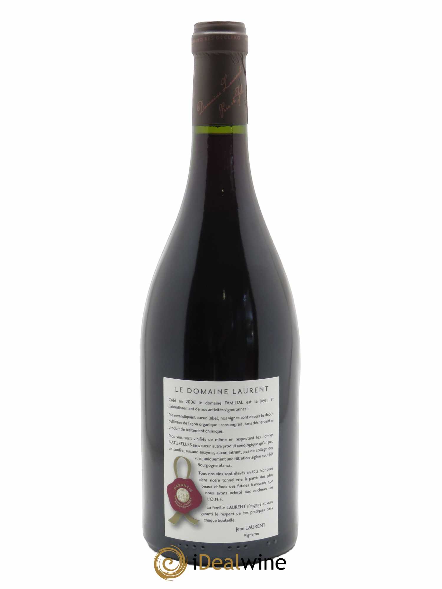 Clos de Vougeot Grand Cru Sui Generis La Plante l'Abbée Laurent Père et Fils (Domaine) 2014 - Lot of 1 bottle - 1