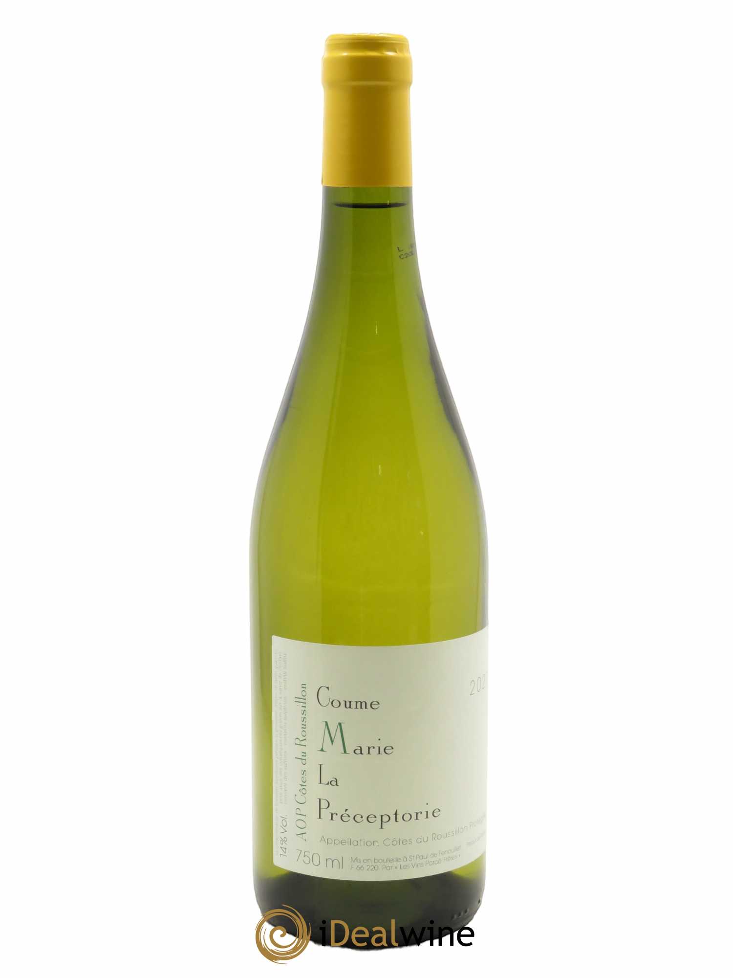 Côtes du Roussillon Coume Marie La Préceptorie 2021 - Lot de 1 bouteille - 1