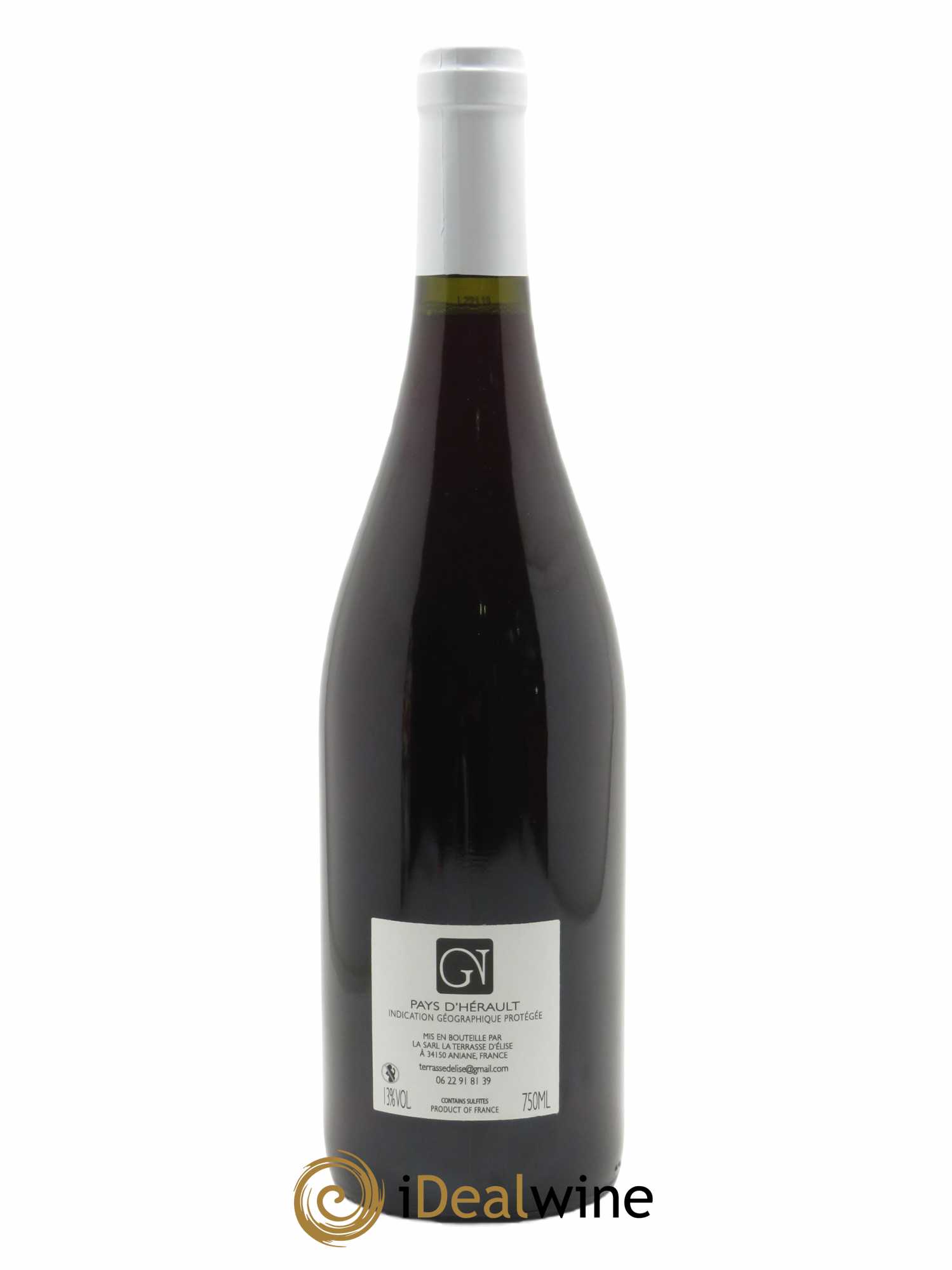 IGP Pays d'Hérault GN Terrasse d'Elise (Domaine de la) 2020 - Lot de 1 bouteille - 1