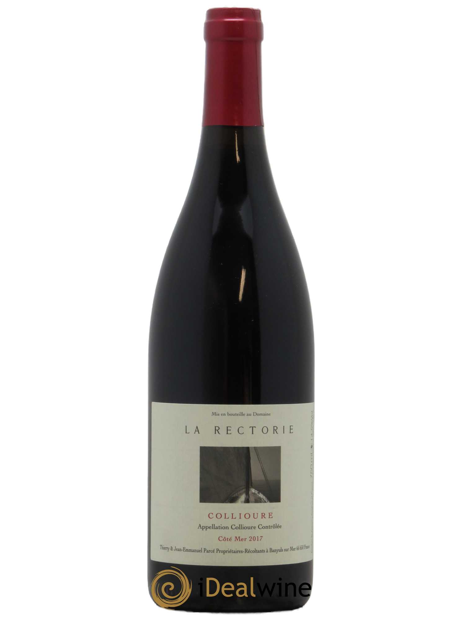 Collioure La Rectorie (Domaine de) Côté Mer Thierry et Jean Emmanuel Parcé 2017 - Lot de 1 bouteille - 0