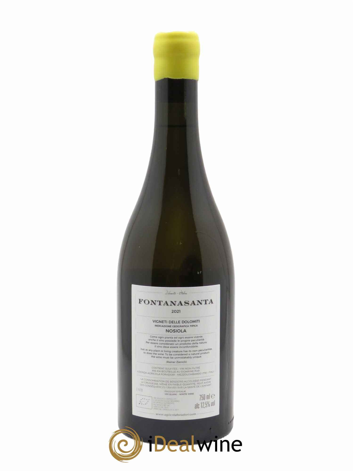 Vigneti delle Dolomiti IGT Fontanasanta Nosiola Elisabetta Foradori 2021 - Lot of 1 bottle - 1