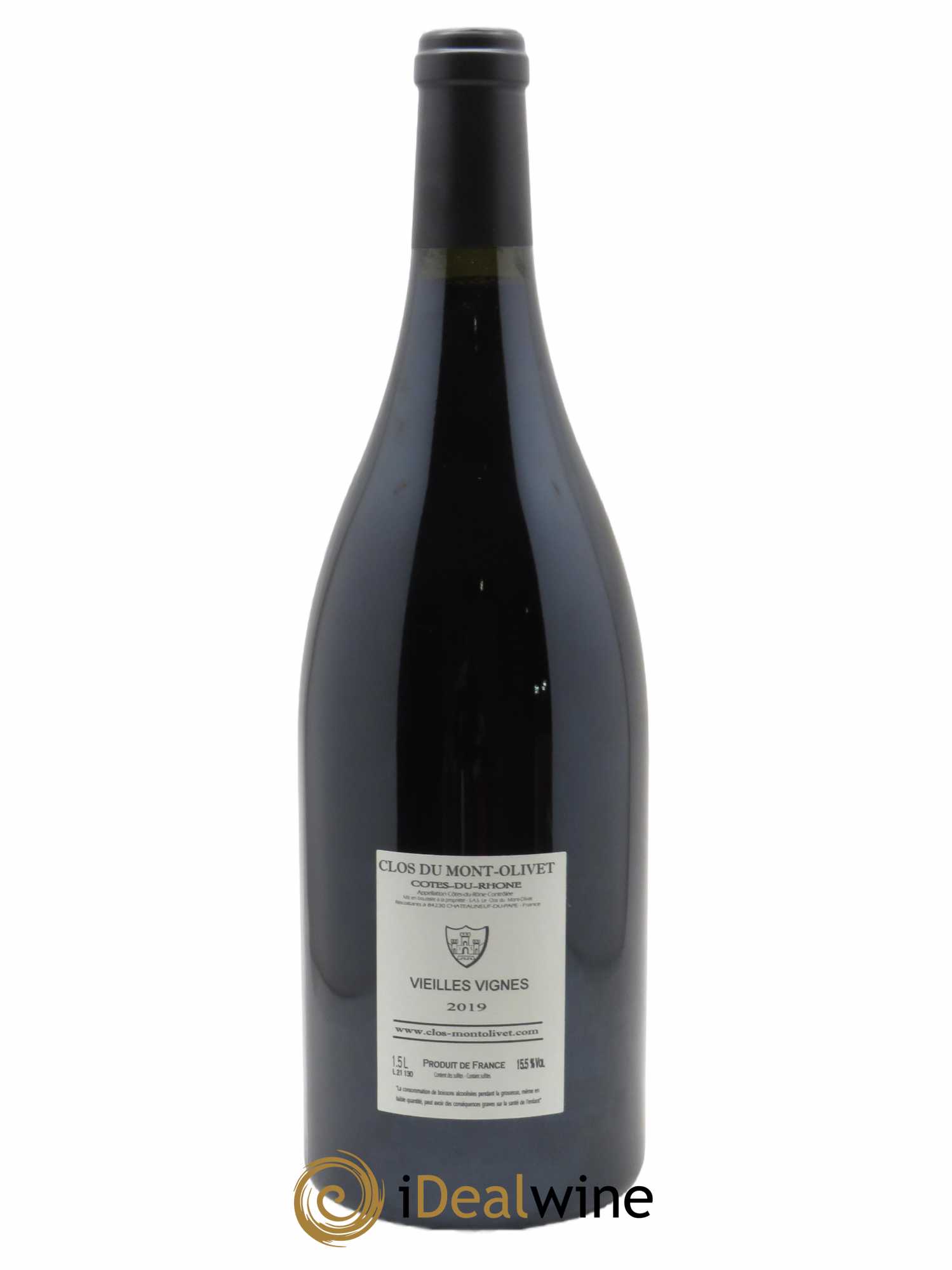 Côtes-du-Rhône Vieilles Vignes Clos du Mont-Olivet 2019 - Lot of 1 magnum - 1