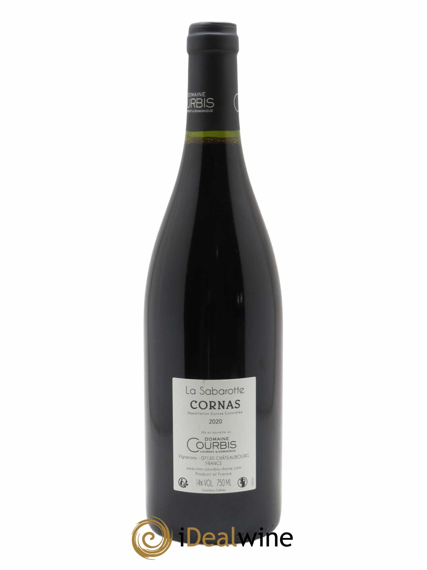 Cornas La Sabarotte Courbis 2020 - Lot of 1 bottle - 1