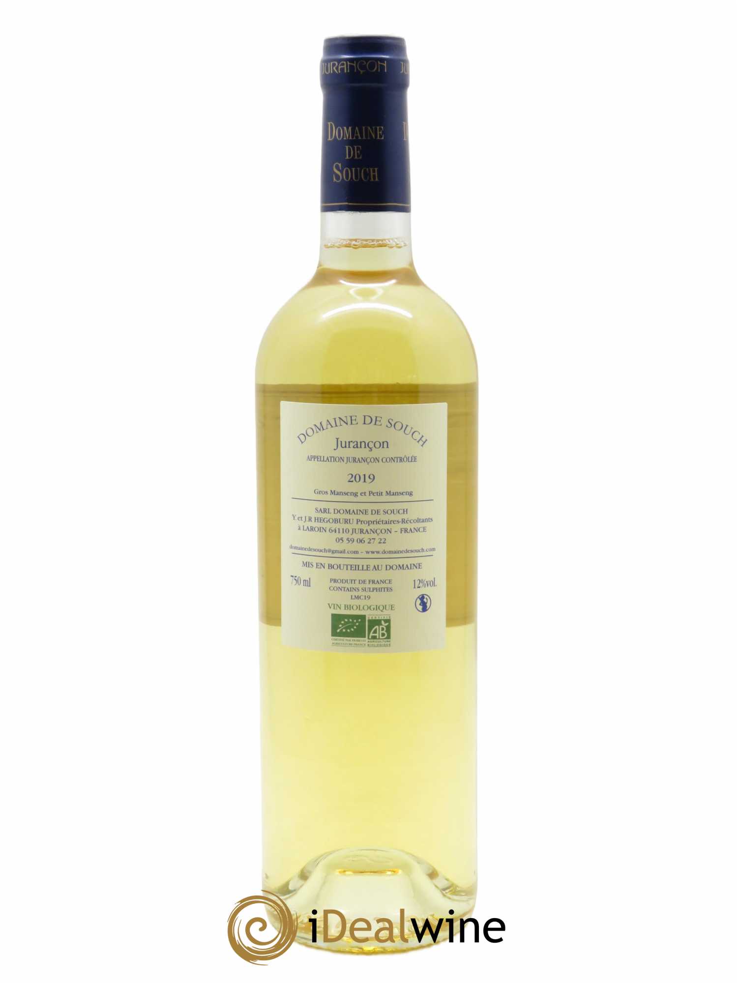 Jurançon Souch (Domaine de) 2019 - Lot of 1 bottle - 1