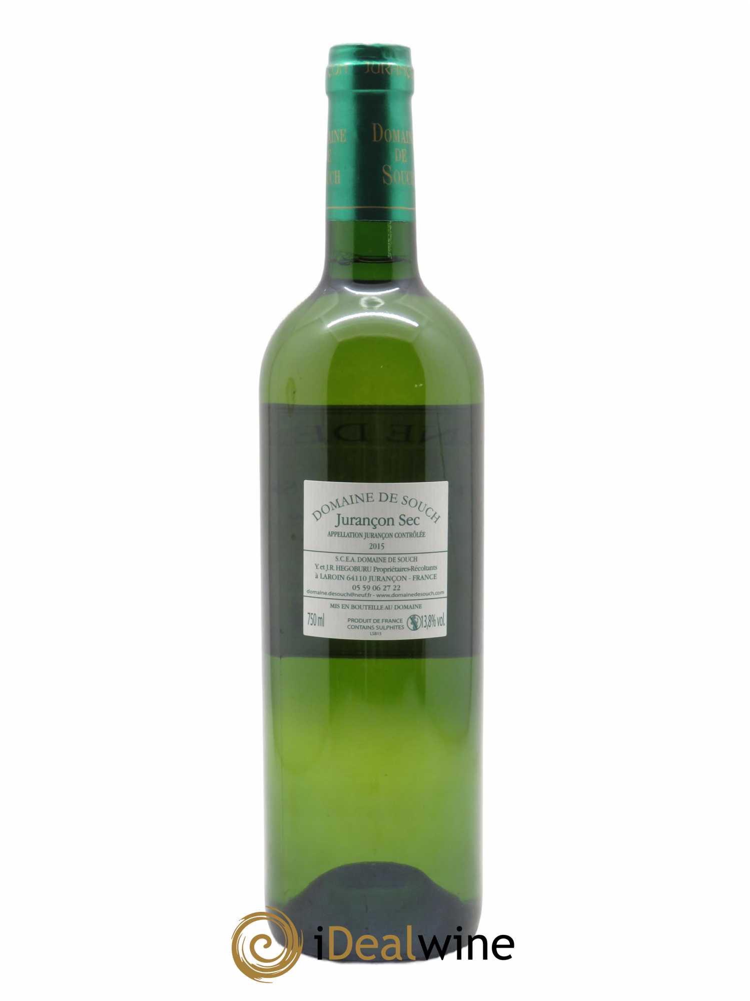 Jurançon sec Cuvée Antoine Souch (Domaine de) 2015 - Lot de 1 bouteille - 1