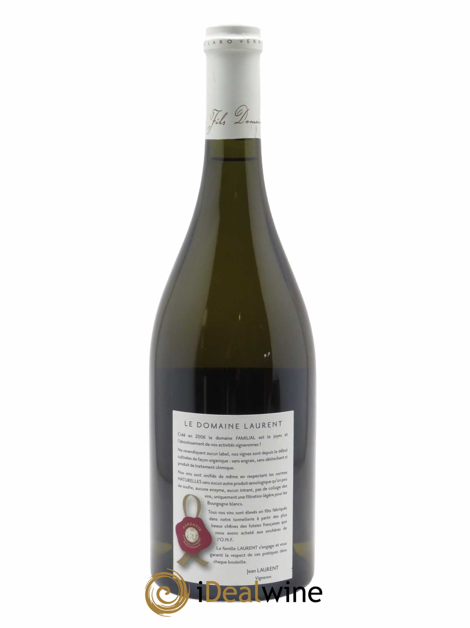 Meursault 1er Cru Poruzots Vieilles Vignes Dominique Laurent 2018 - Lot de 1 bouteille - 1