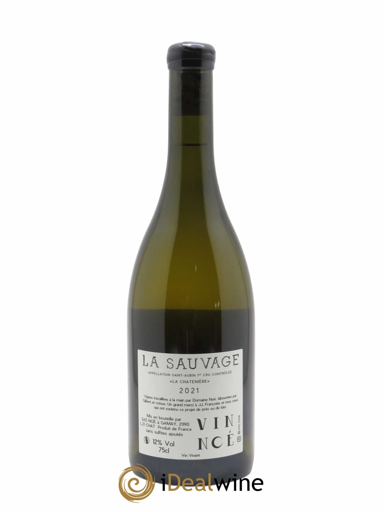Saint-Aubin 1er Cru La Chatenière La Sauvage Vin Noé 2021 - Lot de 1 bouteille - 1