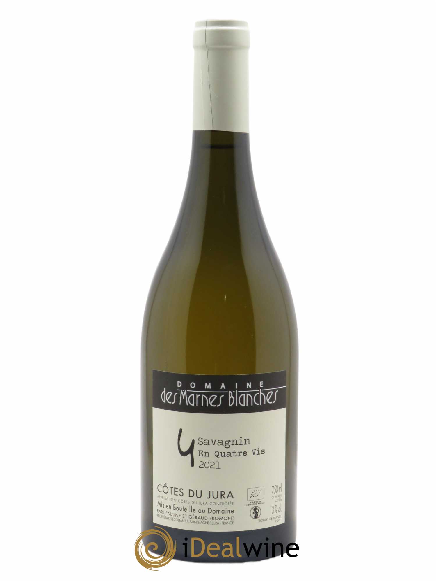 Côtes du Jura En Quatre Vis Savagnin Marnes Blanches (Domaine des) 2021 - Lot of 1 bottle - 0