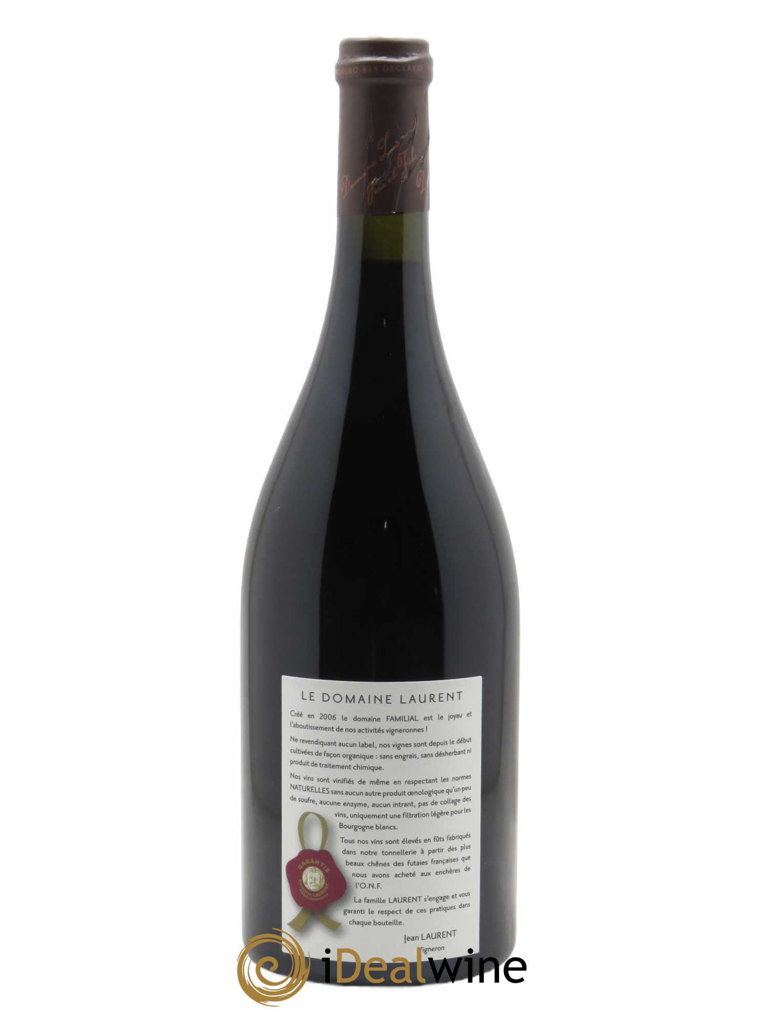 Clos de Vougeot Grand Cru Sui Generis La Plante l'Abbée Laurent Père et Fils (Domaine)  2017 - Lot of 1 bottle - 1