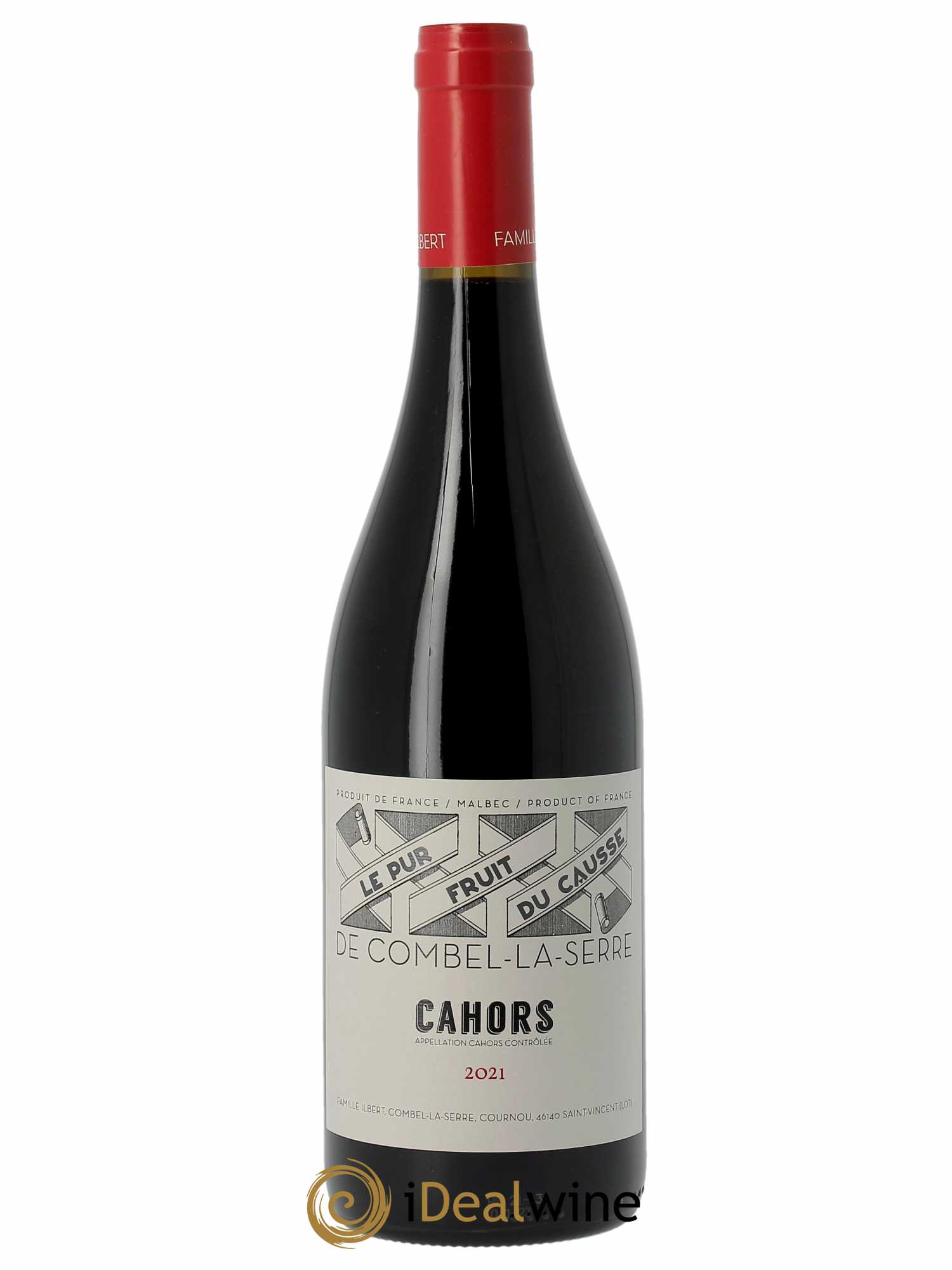 Cahors Le Pur Fruit du Causse Château Combel La Serre 2021 - Lot de 1 bouteille - 0