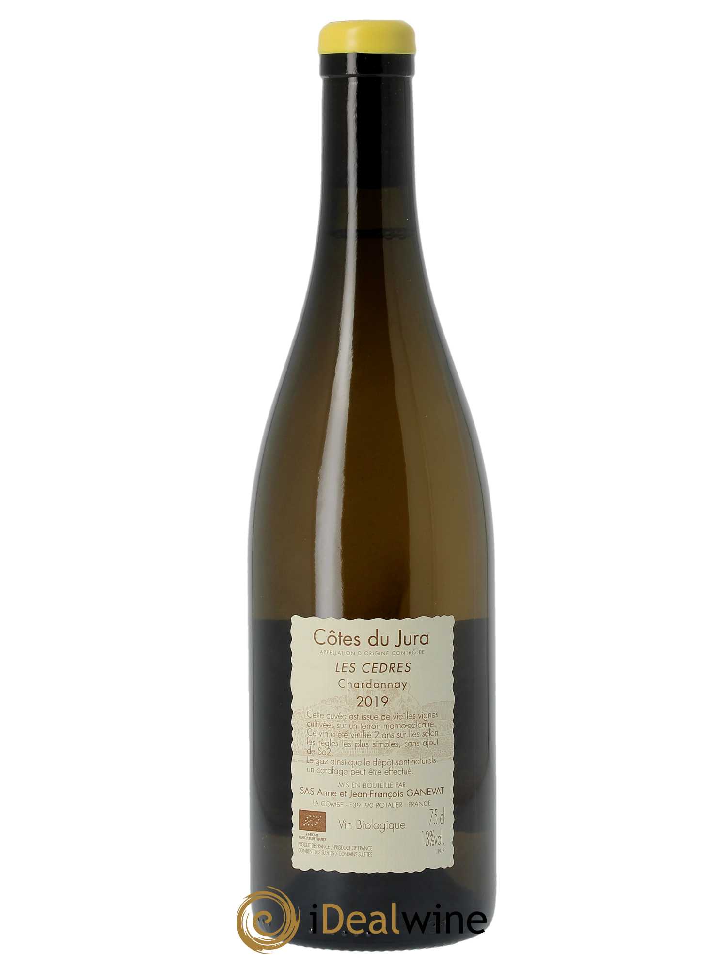 Vin de France (anciennement Côtes du Jura) Les Cèdres Anne et Jean François Ganevat 2019 - Lot de 1 bouteille - 1
