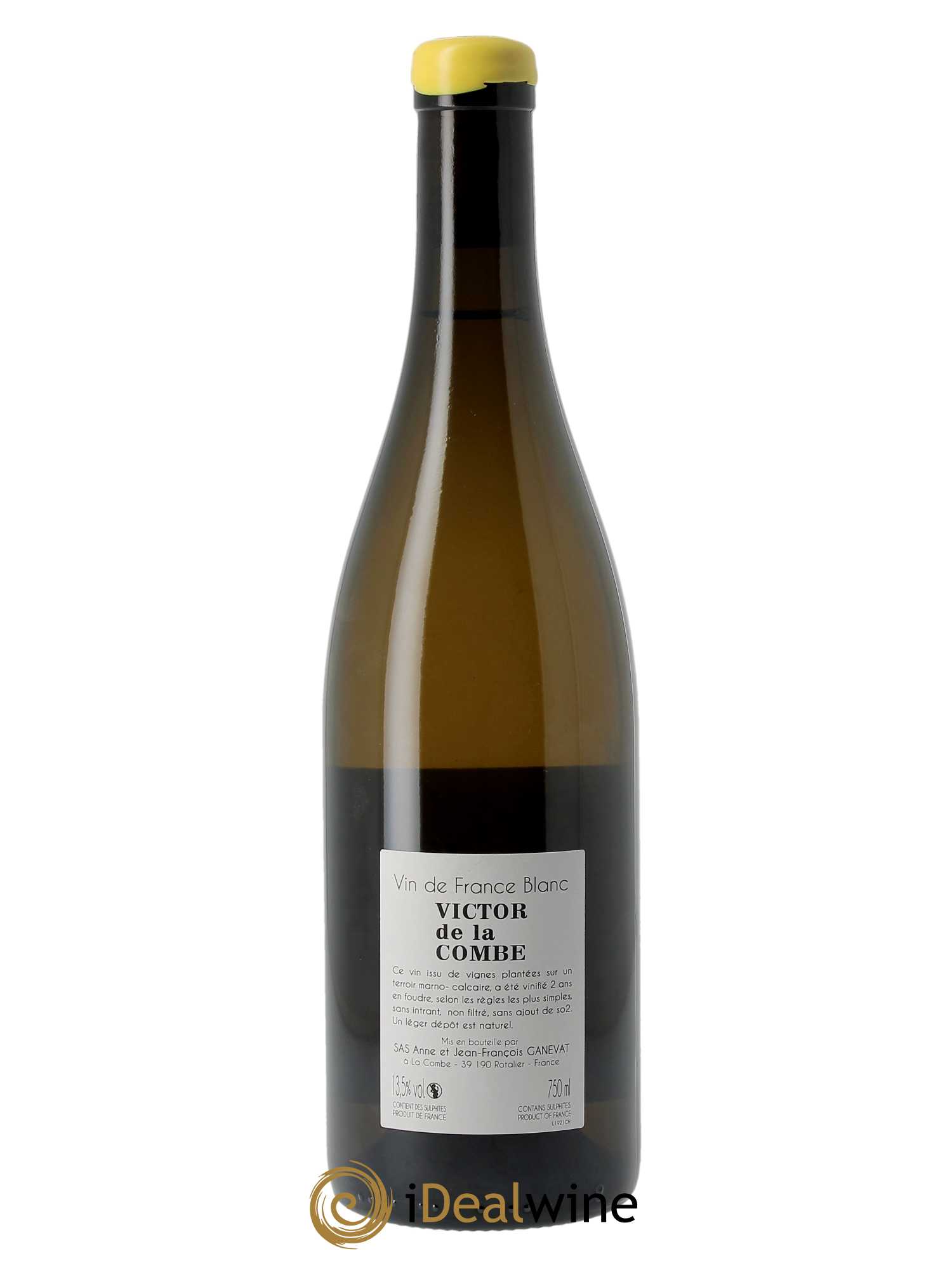 Vin de France Victor de la Combe Anne et Jean François Ganevat 2019 - Lot de 1 bouteille - 1