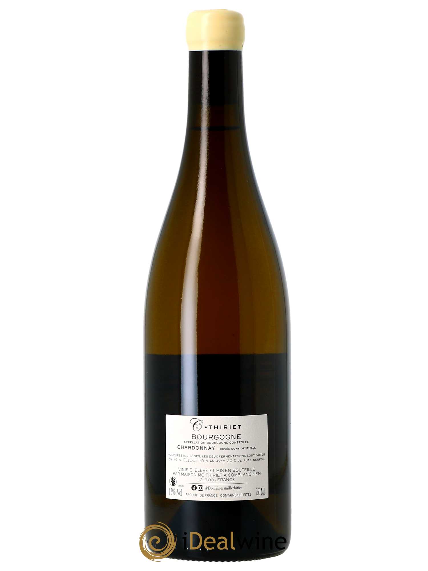 Bourgogne Cuvée Confidentielle Maison Thiriet 2021 - Lot de 1 bouteille - 1