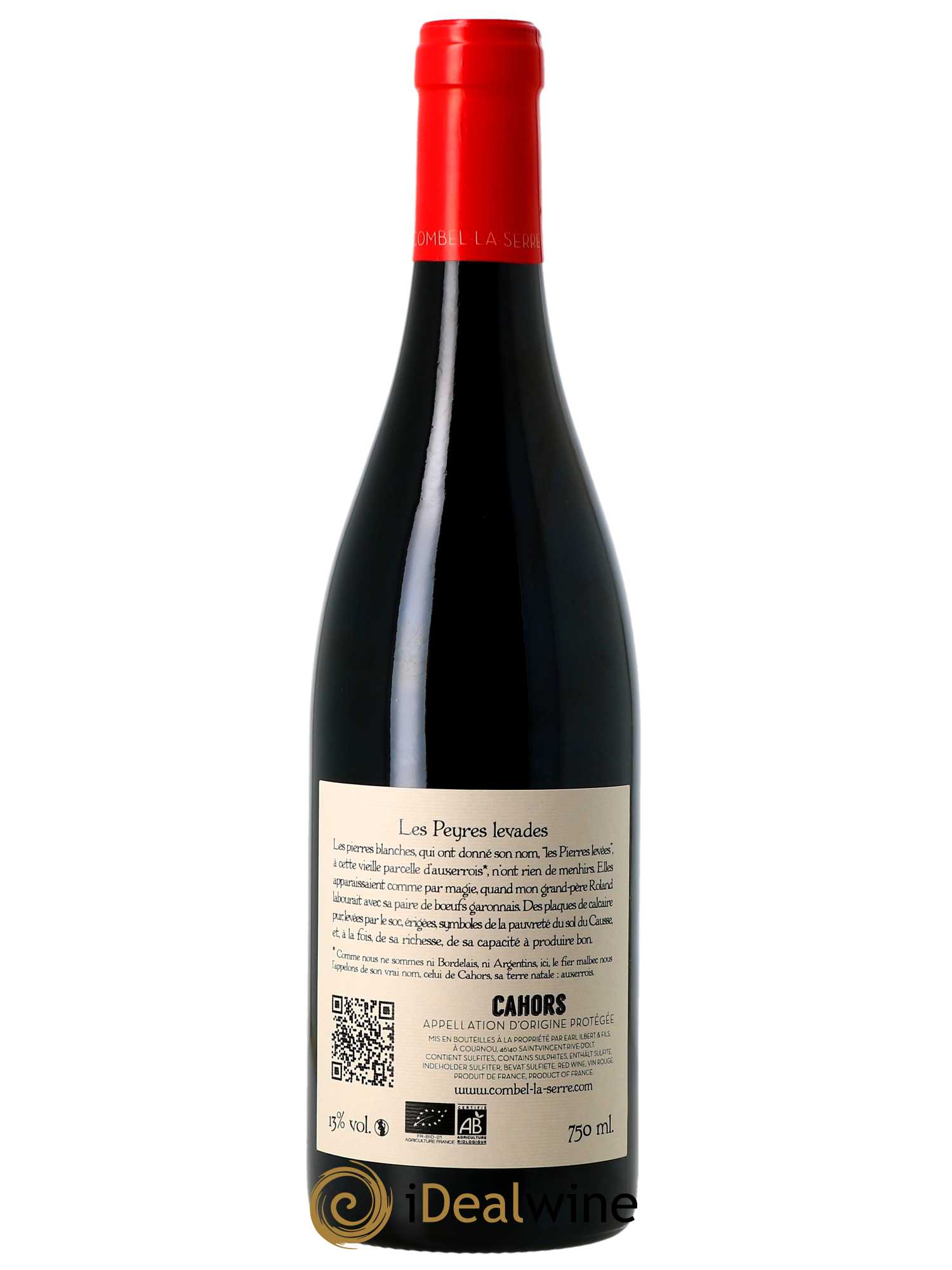 Cahors Château Combel La Serre Les Pierres Levées Château Combel La Serre 2018 - Lot of 1 bottle - 1