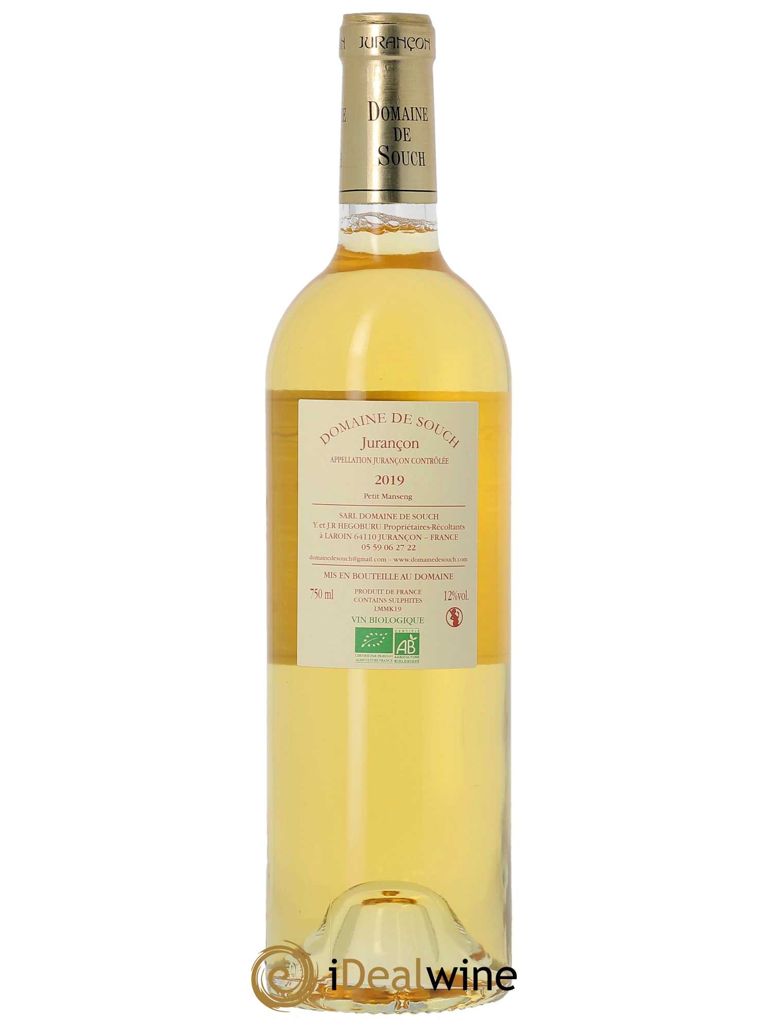 Jurançon Marie Kattalyn Souch (Domaine de) 2019 - Lot of 1 bottle - 1