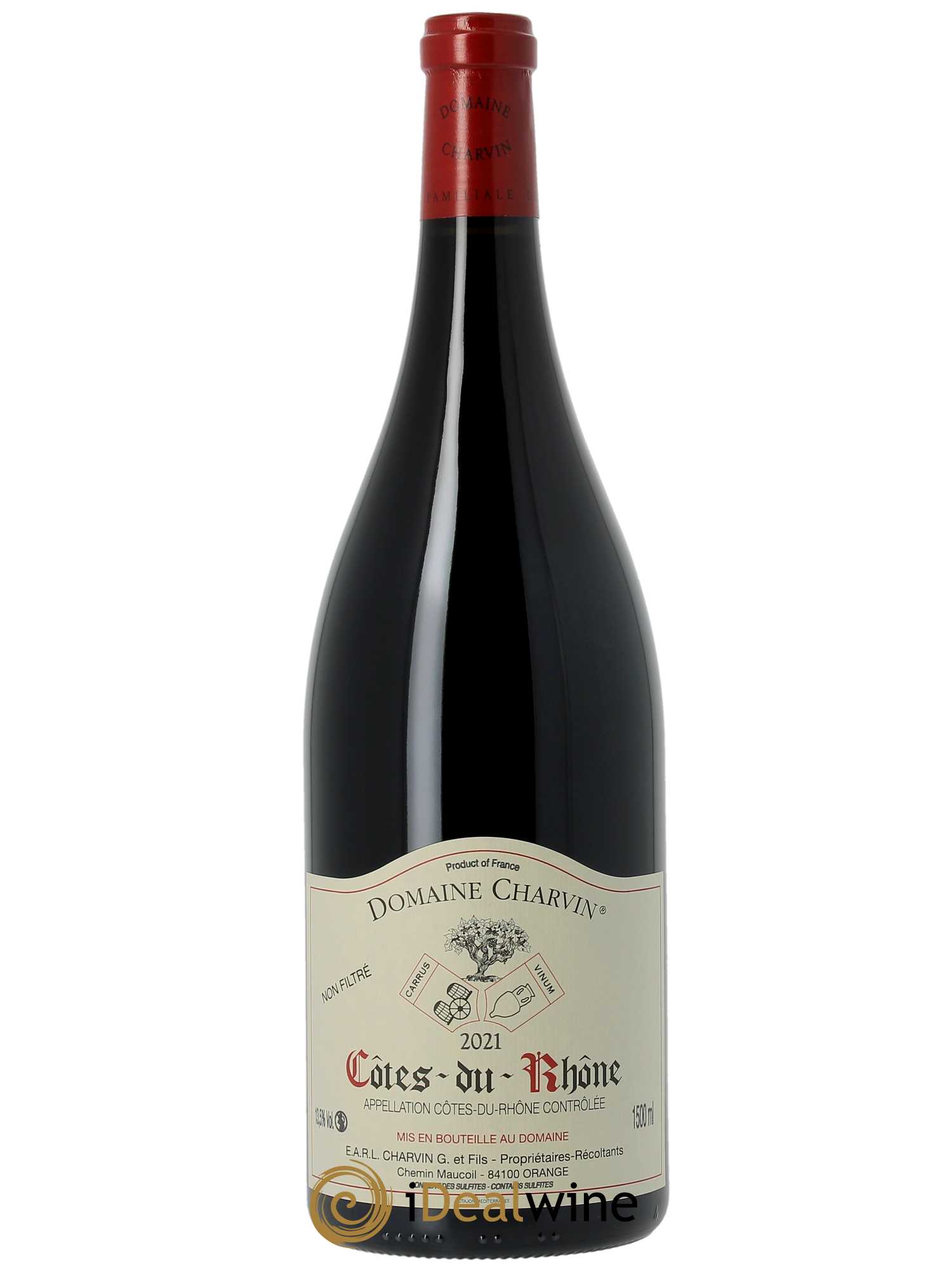 Côtes-du-Rhône Charvin (Domaine) 2021 - Lot of 1 magnum - 0