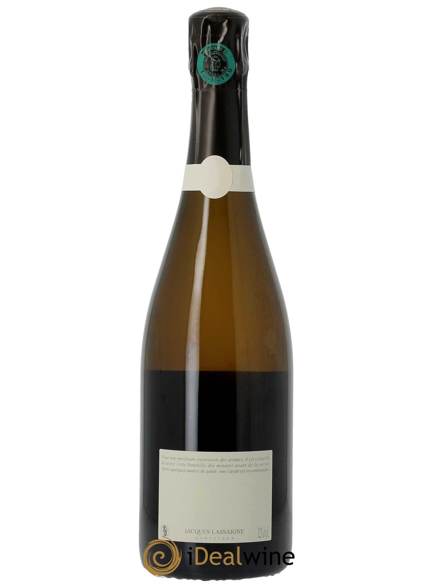 Blanc de Blancs millésimé Brut Nature Jacques Lassaigne 2014 - Lotto di 1 bottiglia - 1