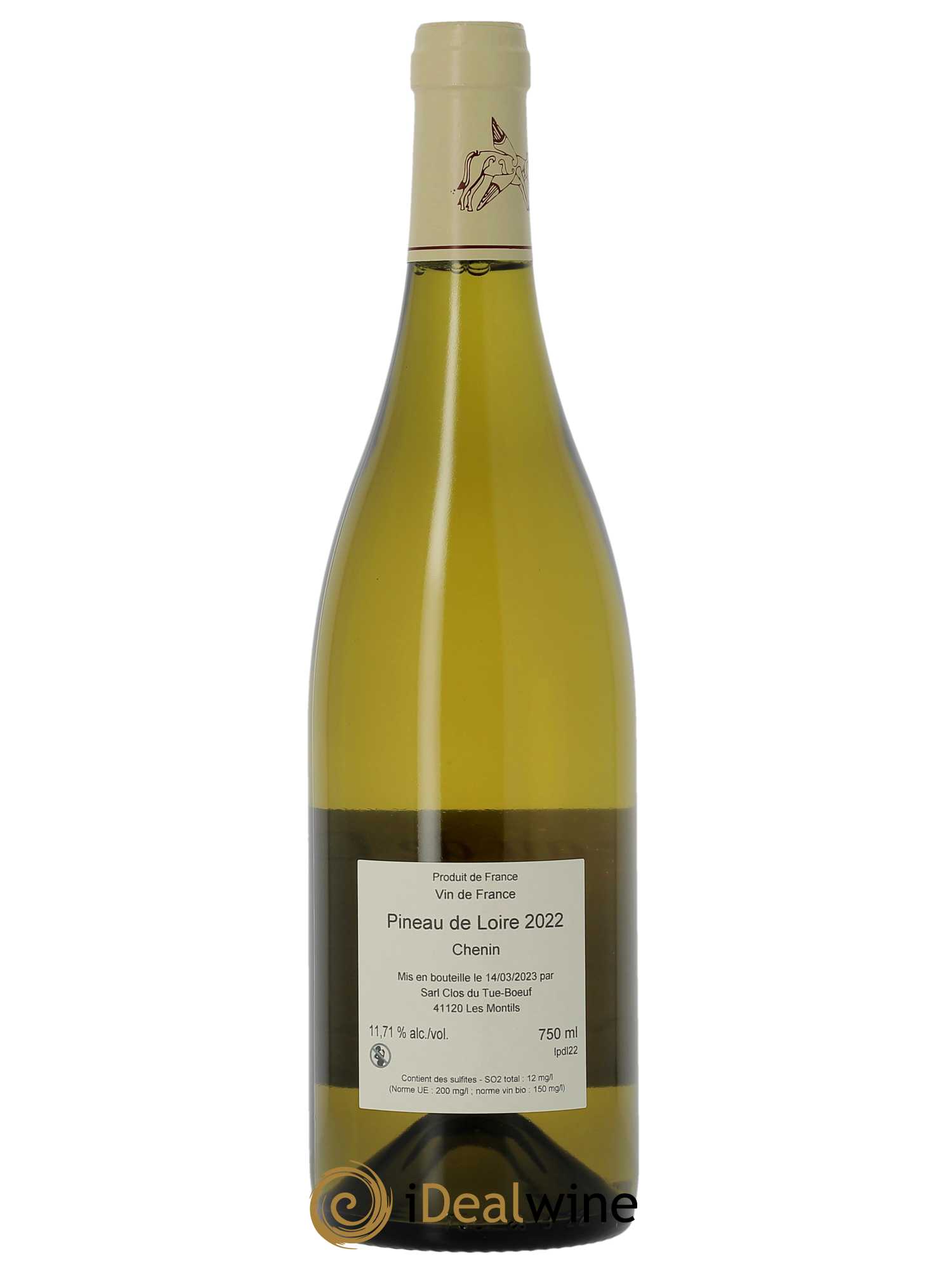 Vin de France Pineau de la Loire Clos du Tue-Boeuf 2022 - Lot de 1 bouteille - 1