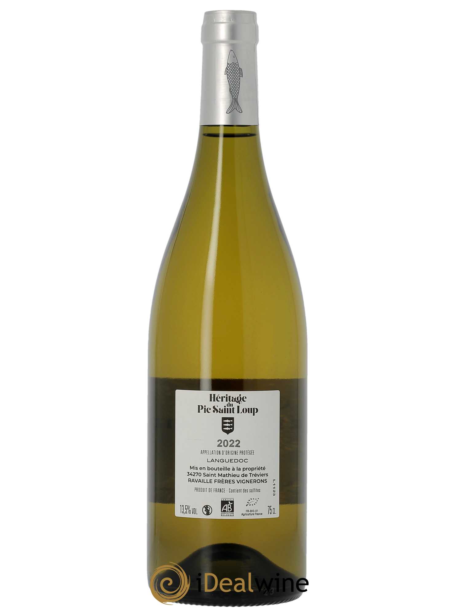 Languedoc Héritage du Pic Saint-Loup (anciennement Ermitage) Cuvée Sainte Agnès 2022 - Lot of 1 bottle - 1