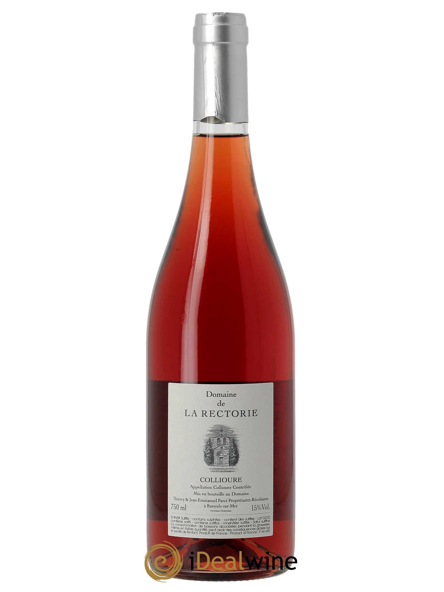 Collioure La Rectorie (Domaine de) Goudie Thierry et Jean Emmanuel Parcé  2022 - Lot of 1 bottle - 1