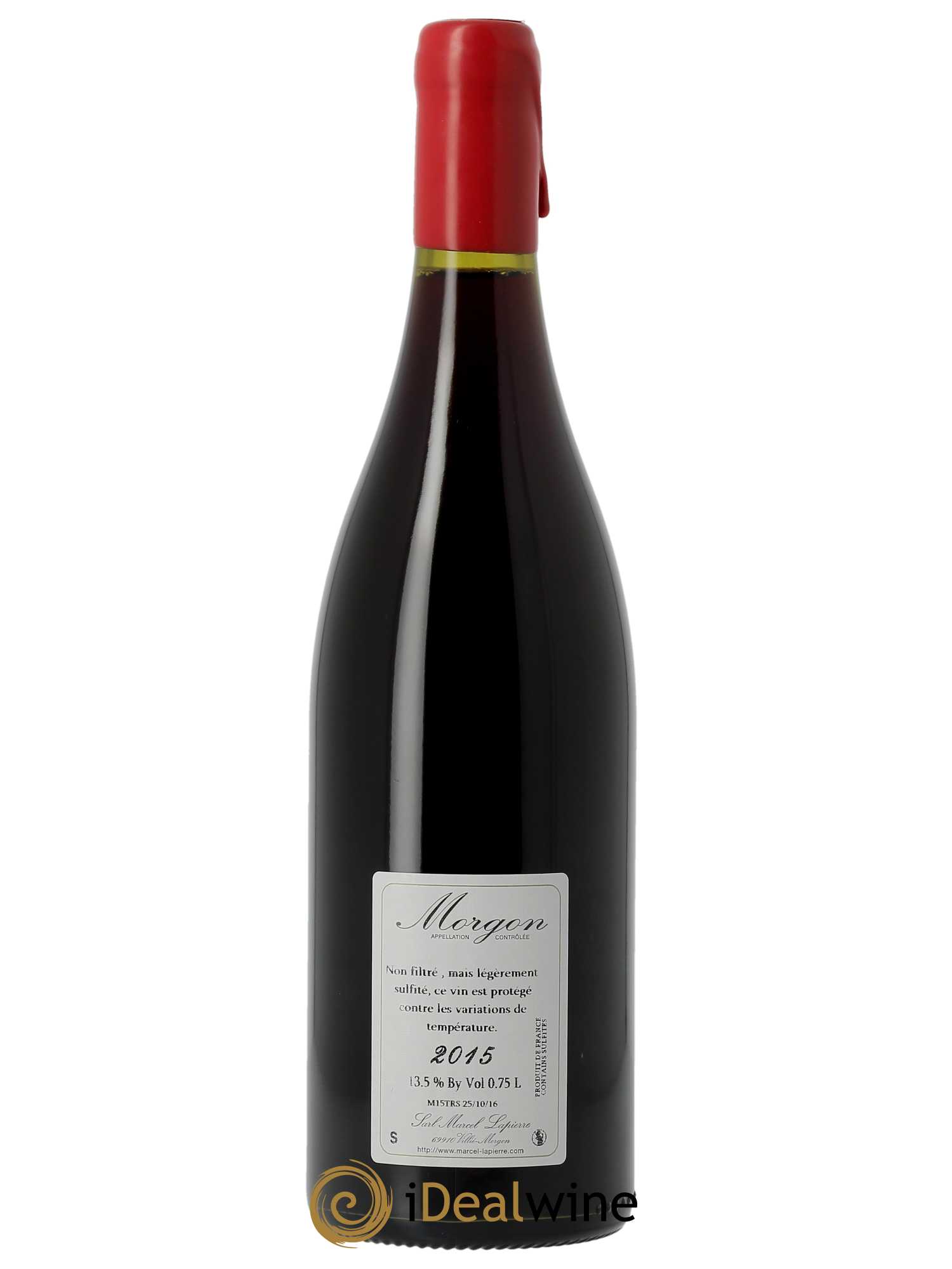 Morgon Marcel Lapierre (Domaine) 2015 - Lot de 1 bouteille - 1