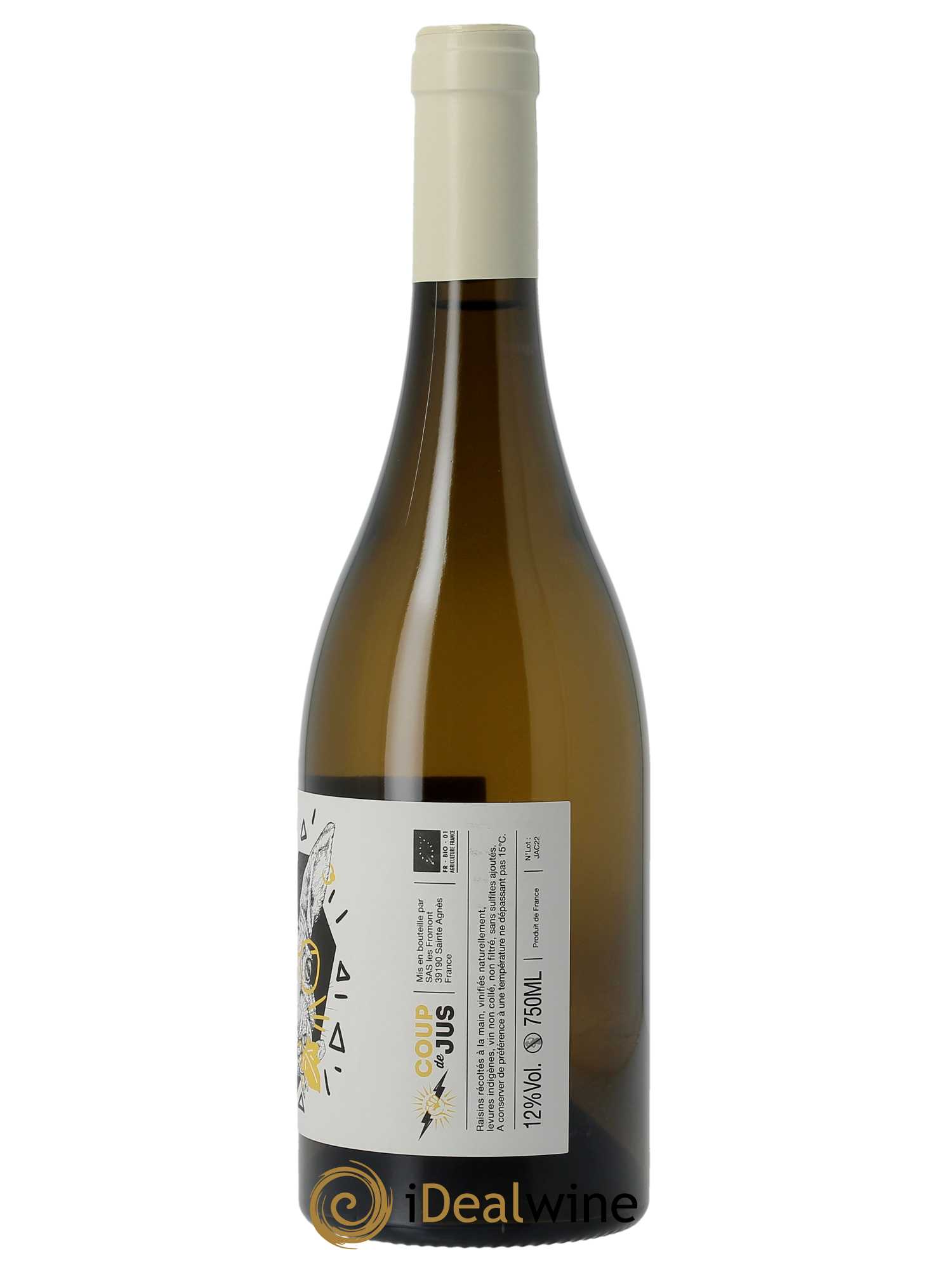 Vin de France Coup de jus Jacquère White Rabbit Marnes Blanches (Domaine des) 2022 - Lot of 1 bottle - 1