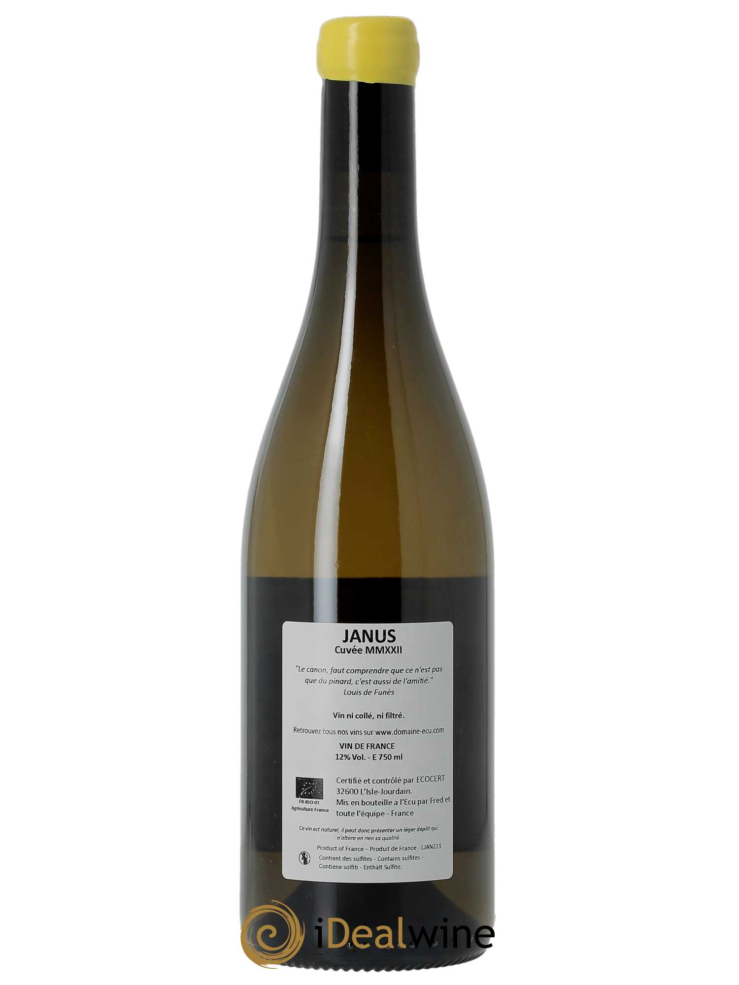 Vin de France Janus Domaine de L'Ecu 2022 - Lotto di 1 bottiglia - 1