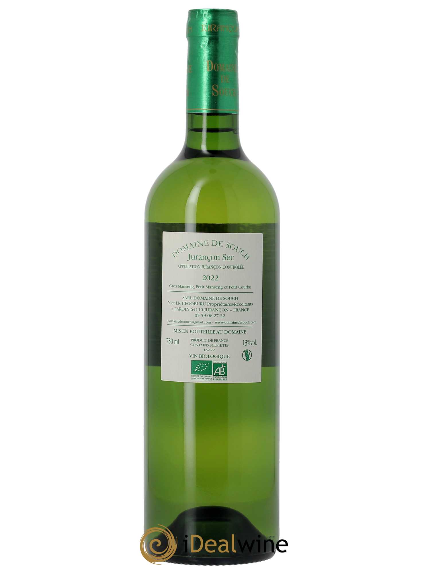 Jurançon sec Cuvée Monplaisir Souch (Domaine de) 2022 - Lotto di 1 bottiglia - 1