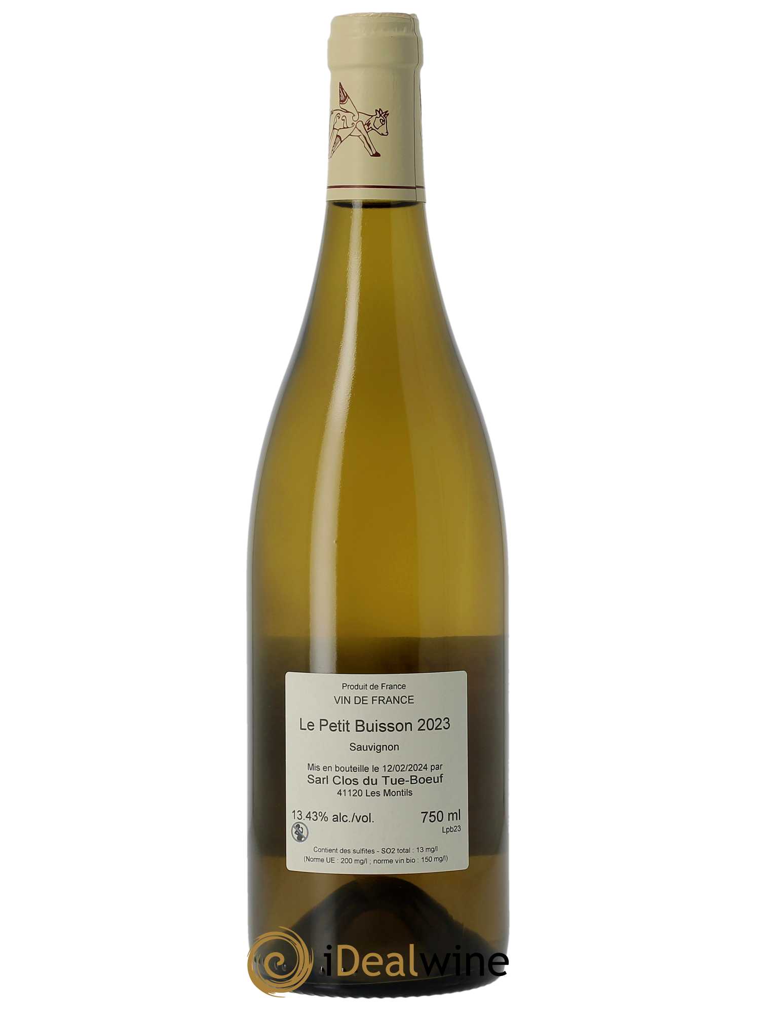 Touraine Le Petit Buisson Clos du Tue-Boeuf 2023 - Lot of 1 bottle - 1